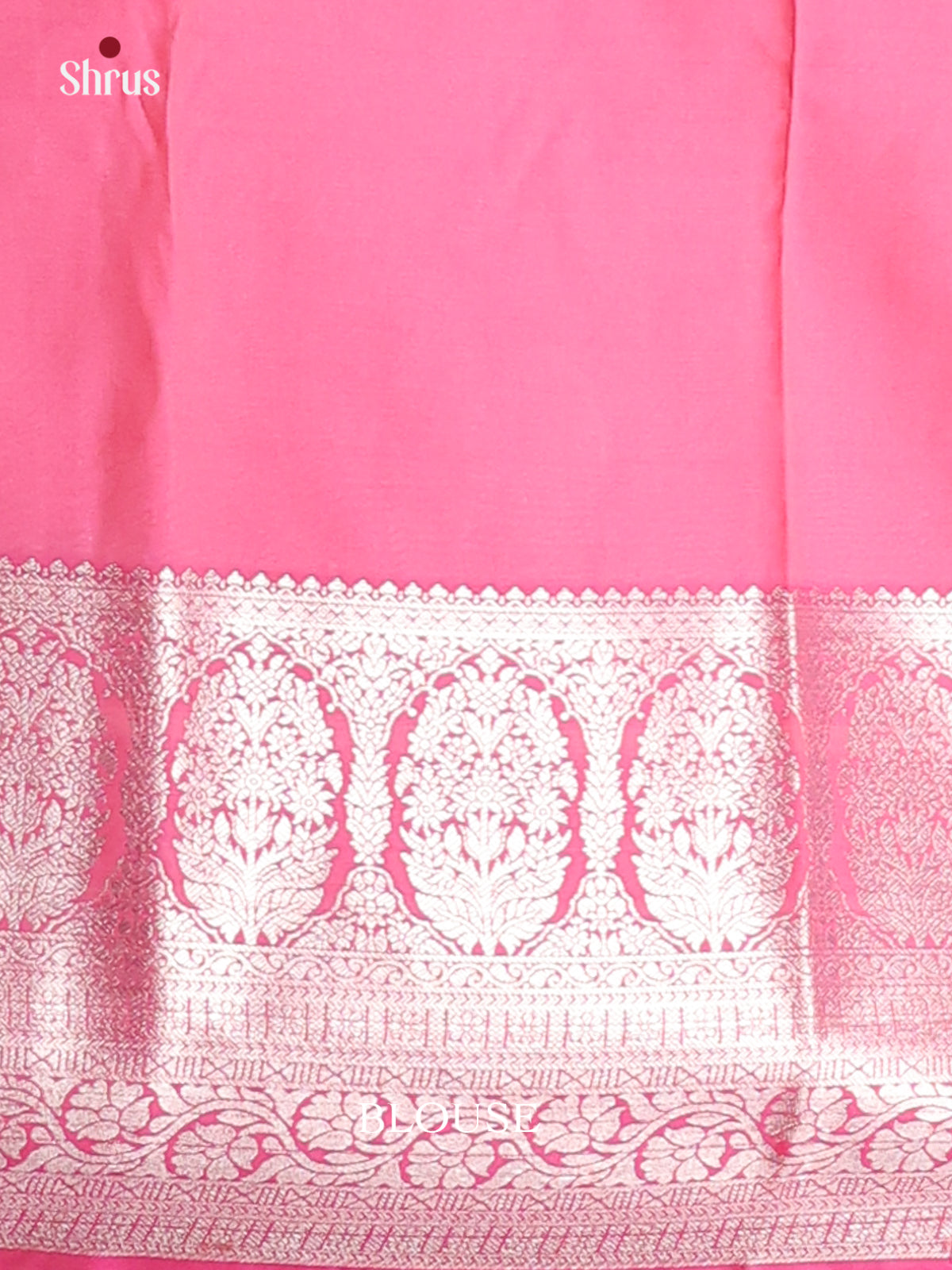 Violet & Pink - Korvai Semi Kanchipuram Saree - Shop on Shrus.com