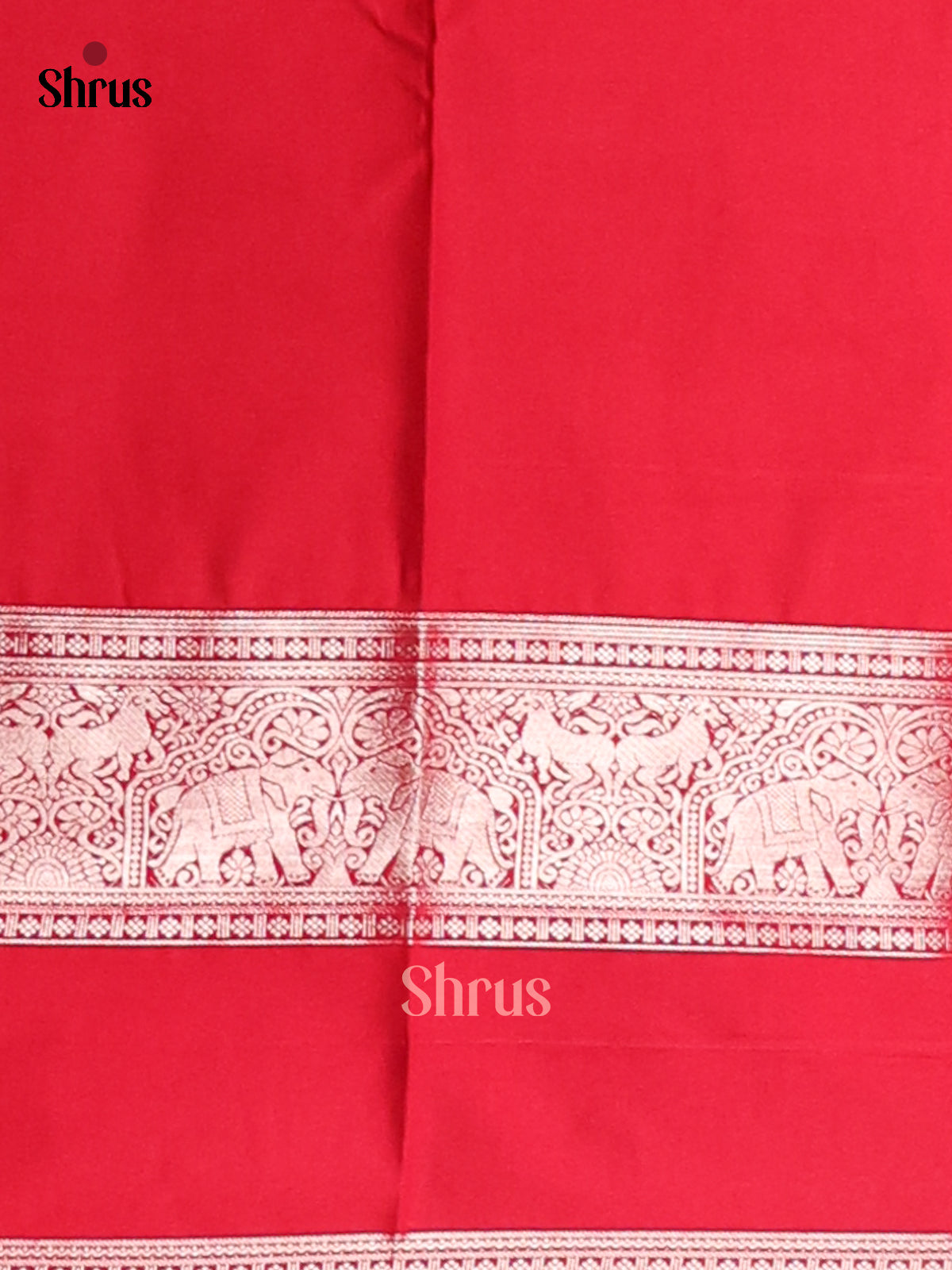 Blue - Korvai Semi Kanchipuram Saree - Shop on Shrus.com