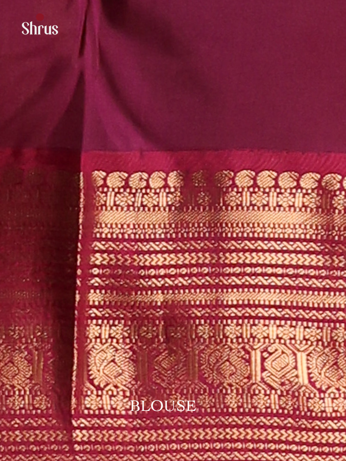 Pale Yellow & Maroon- Kanchipuram-halfpure Saree - Shop on Shrus.com