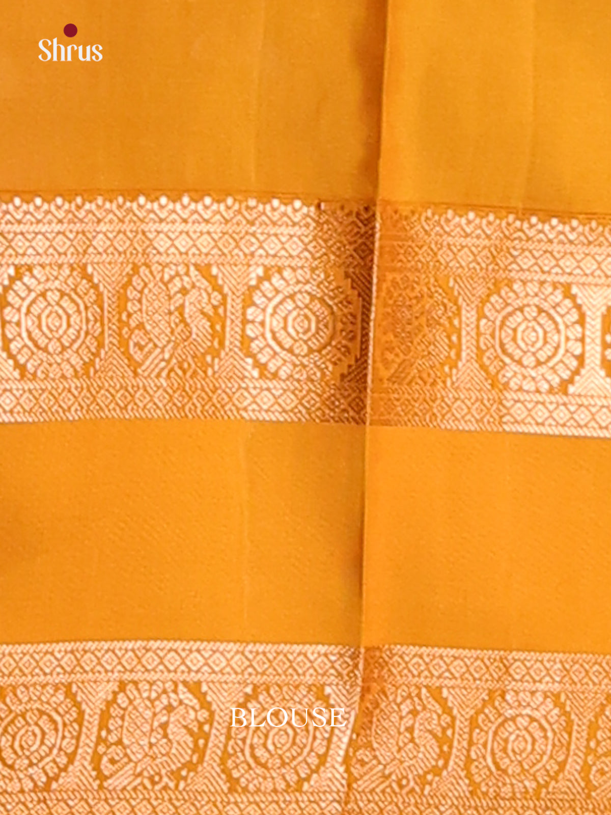 Purple & Mustard - Kanchipuram-halfpure Saree