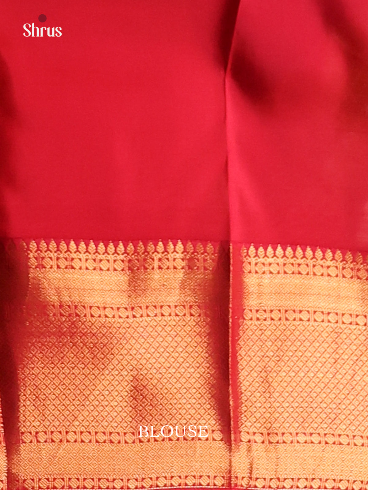 Pink & Red- Kanchipuram-halfpure Saree