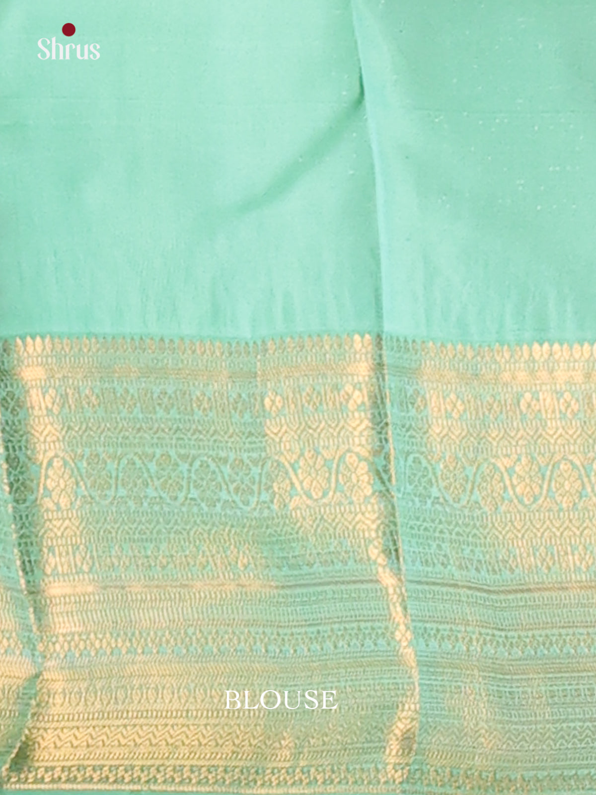Red & Teal - Kanchipuram-halfpure Saree - Shop on Shrus.com
