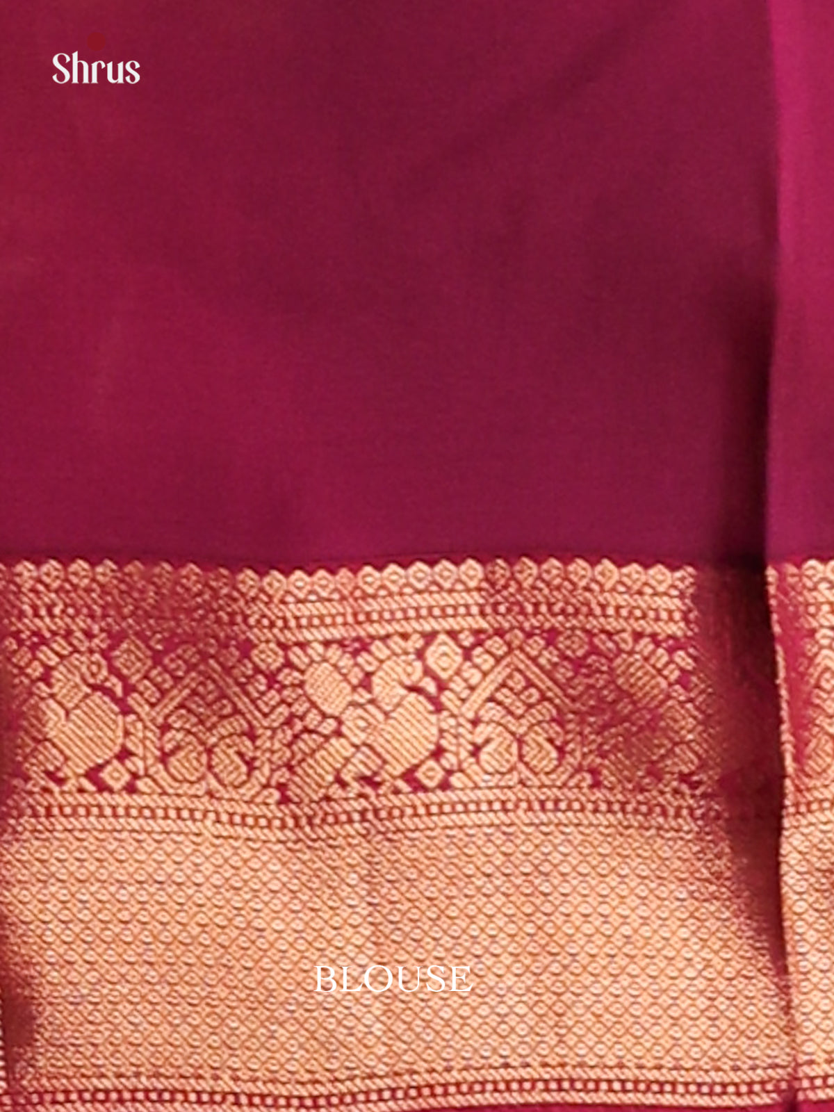 Yellow & Purple - Kanchipuram-halfpure Saree - Shop on Shrus.com