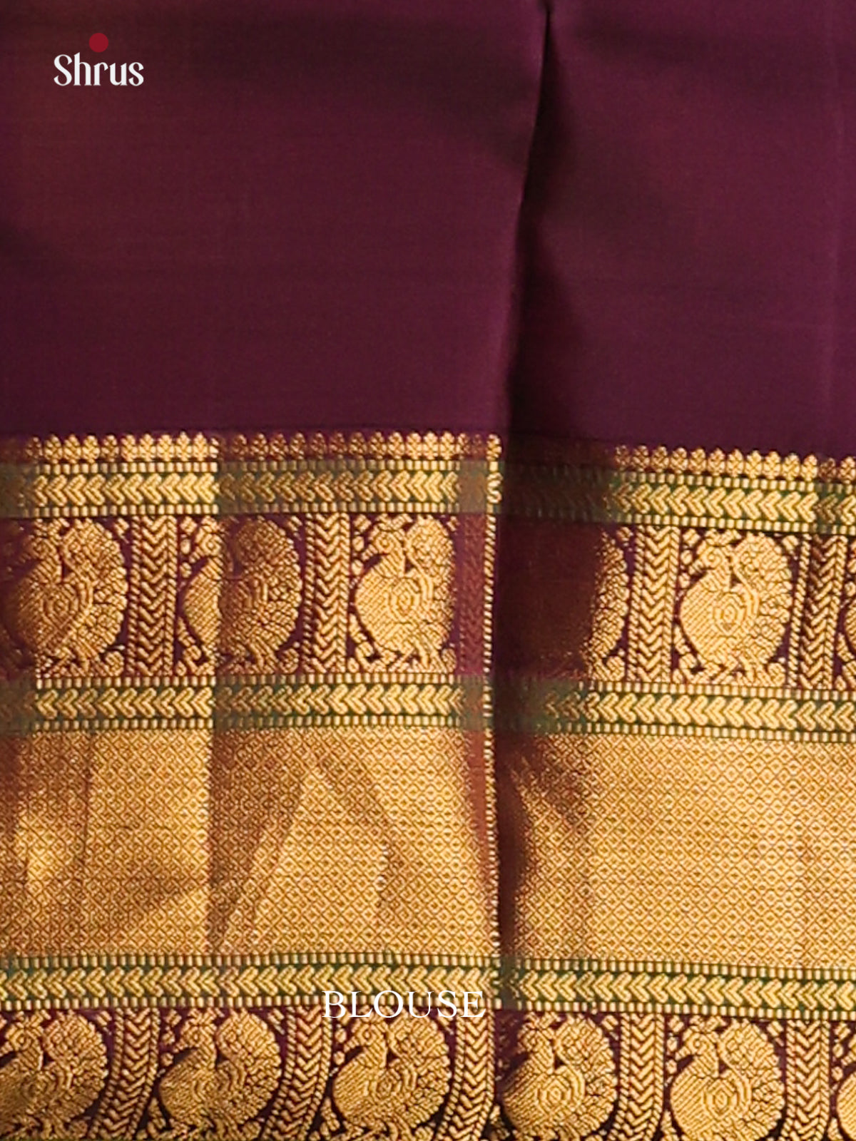Pink & Purple - Kanchipuram-halfpure Saree - Shop on Shrus.com