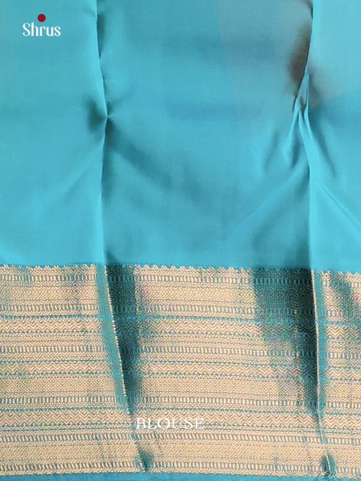 Pink & Blue - Kanchipuram-halfpure Saree
