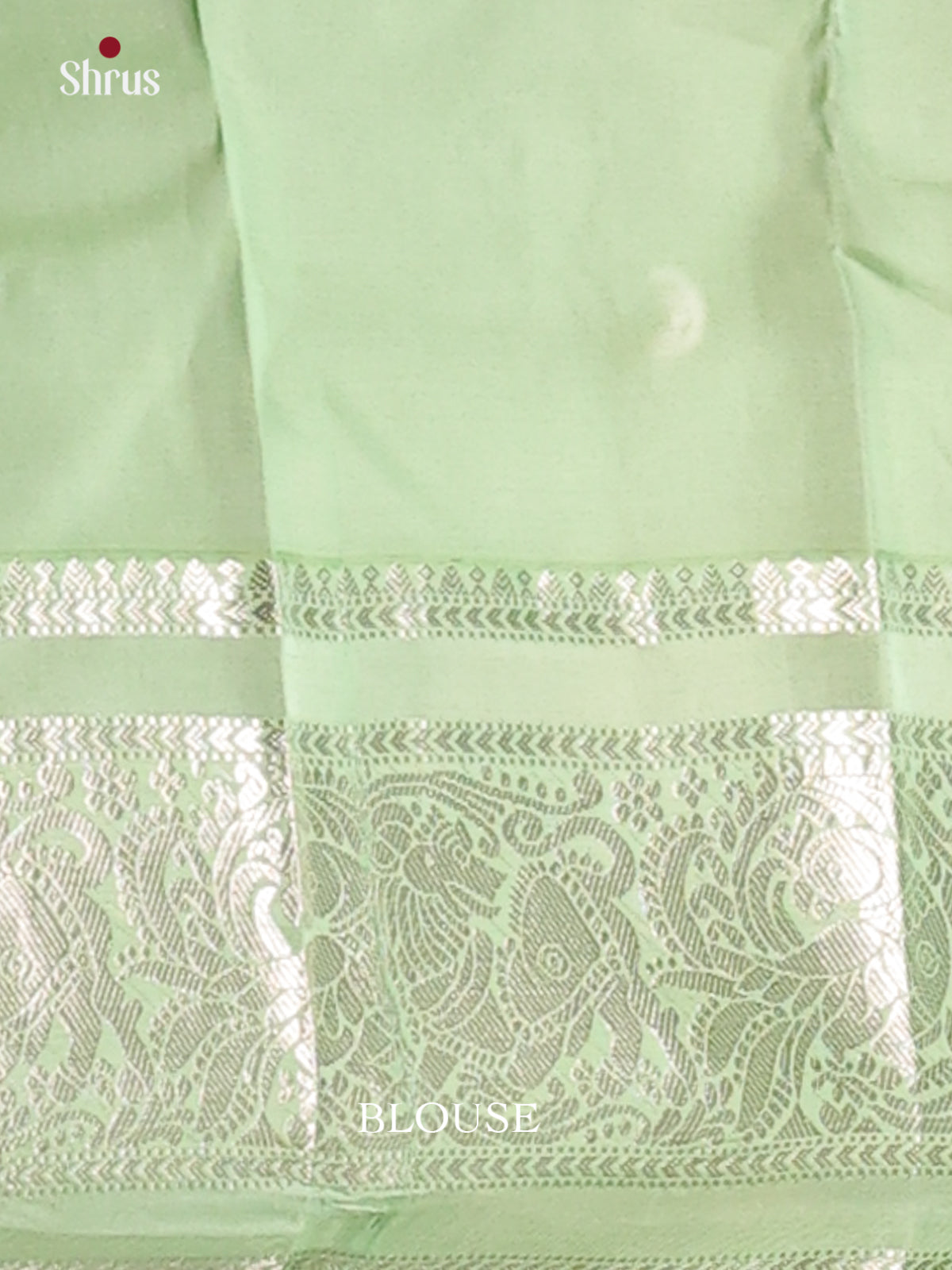 Violet & Pista green - Kanchipuram-halfpure Saree