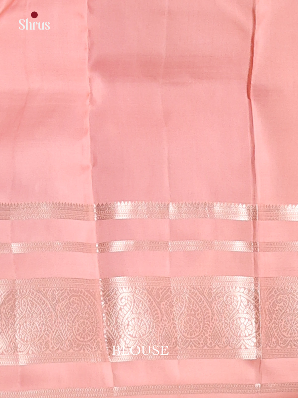 Pink(Single Tone)- Kanchipuram-halfpure Saree - Shop on Shrus.com