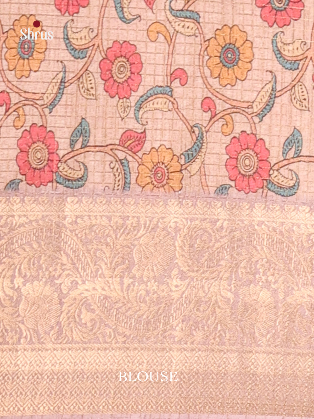 Grey & Cream - Semi Dola silk Saree