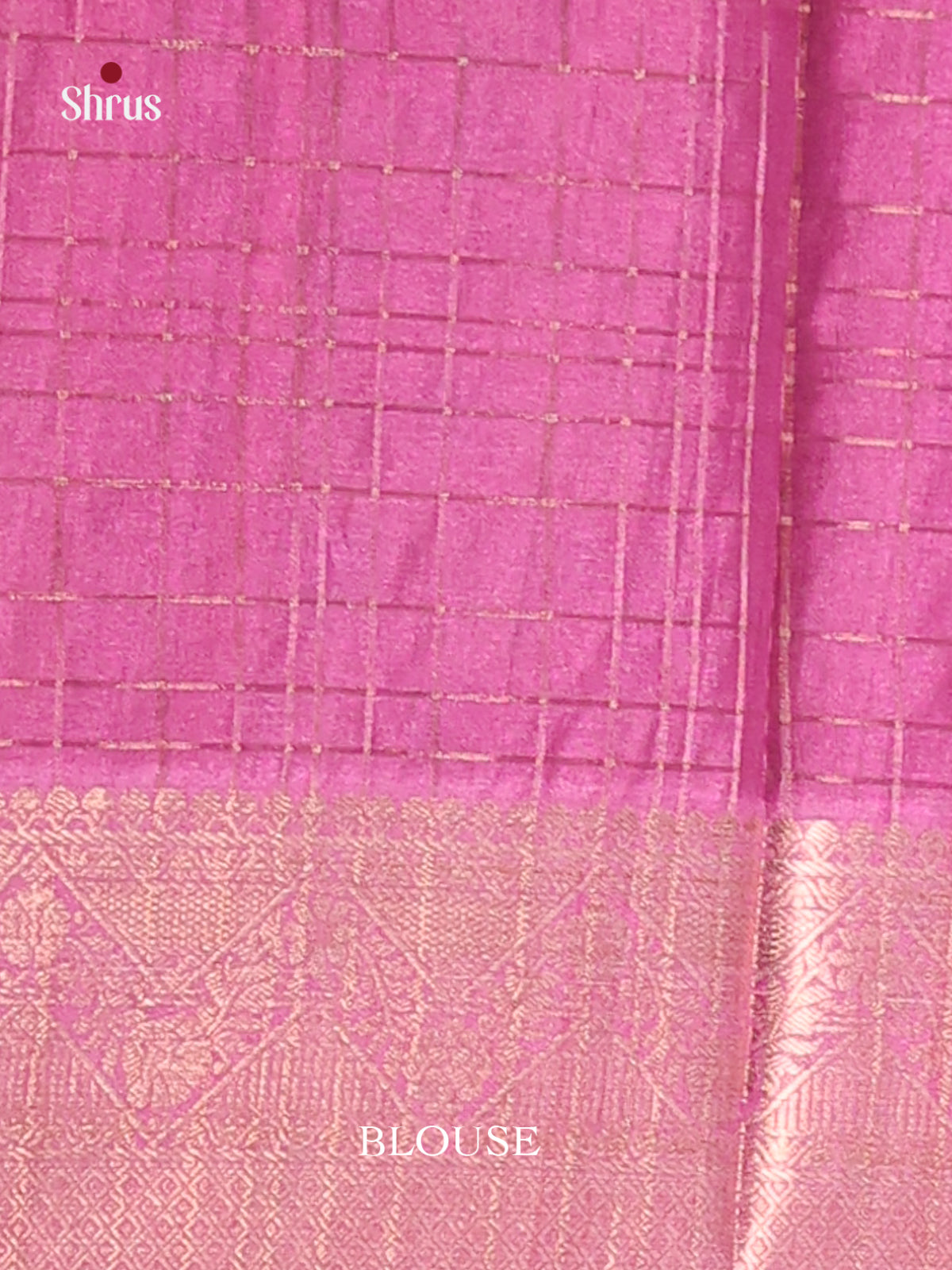 Pink & Cream - Semi Dola silk Saree