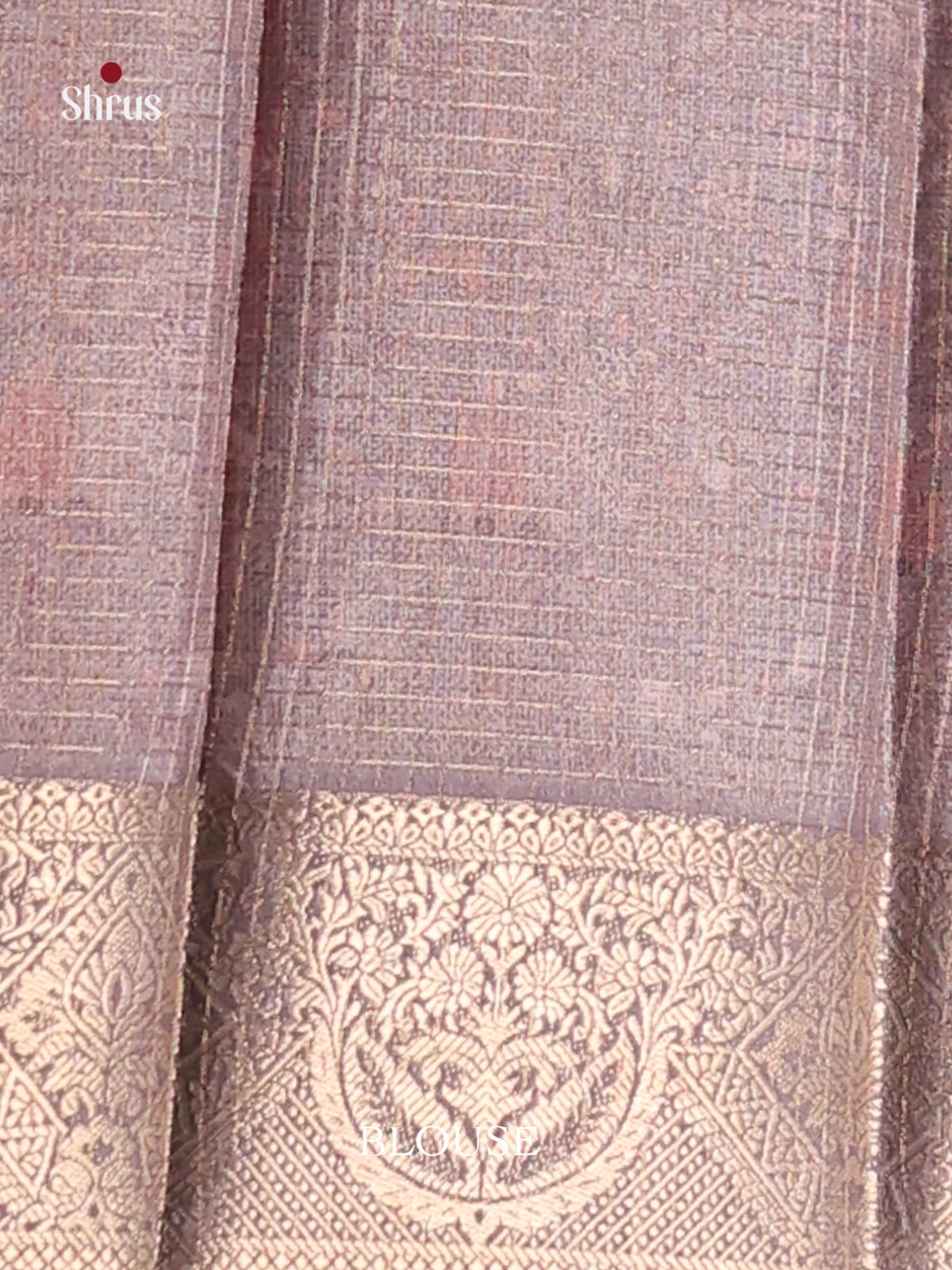 Grey & Cream - Semi Dola silk Saree