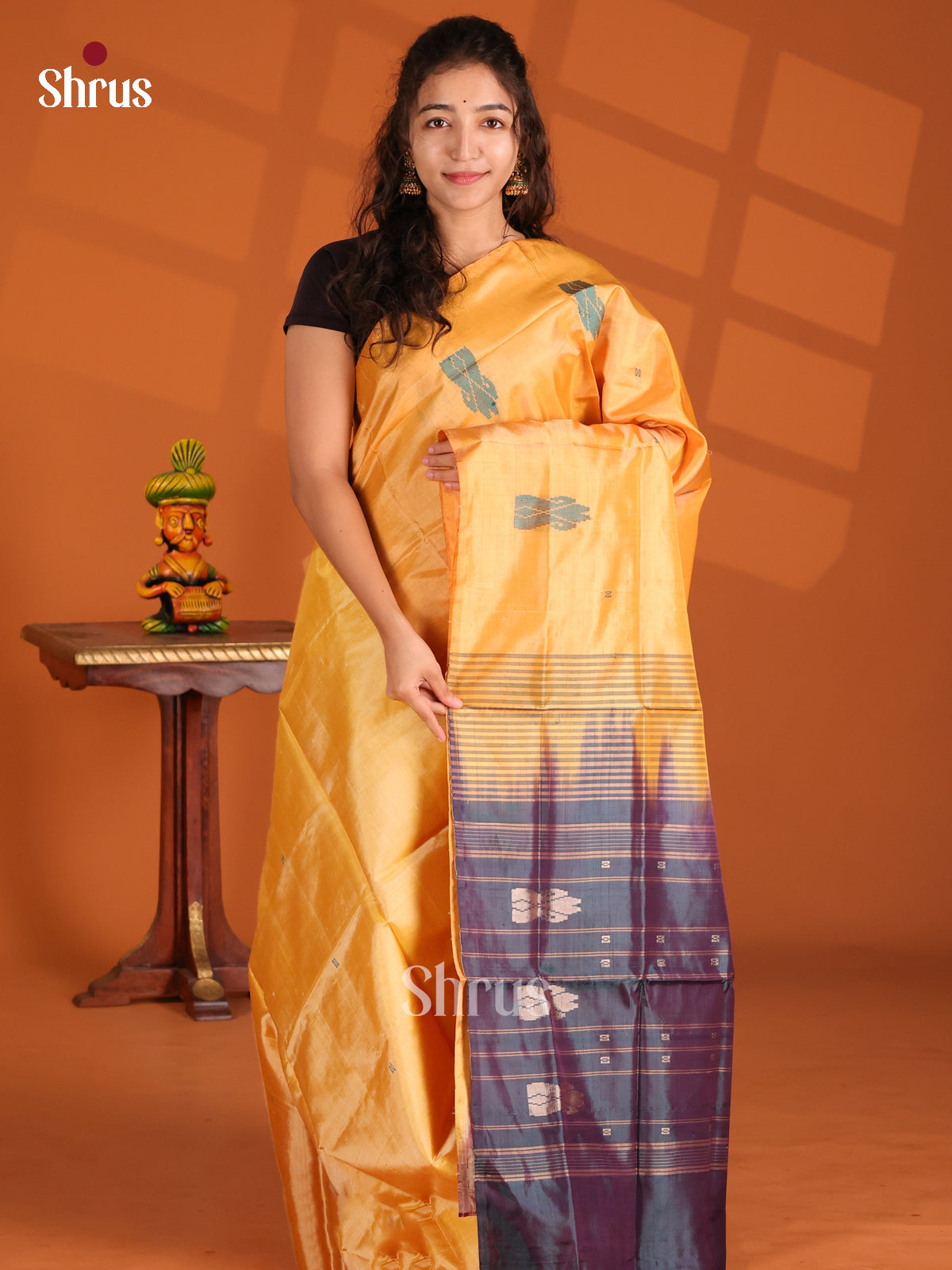 DFS06564- Banana Pith Saree - Shop on Shrus.com