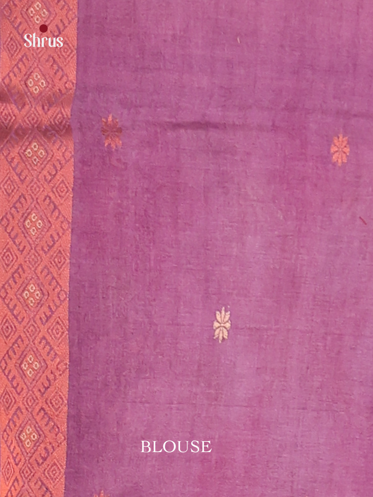 Lavender - Semi Tussar Saree - Shop on Shrus.com