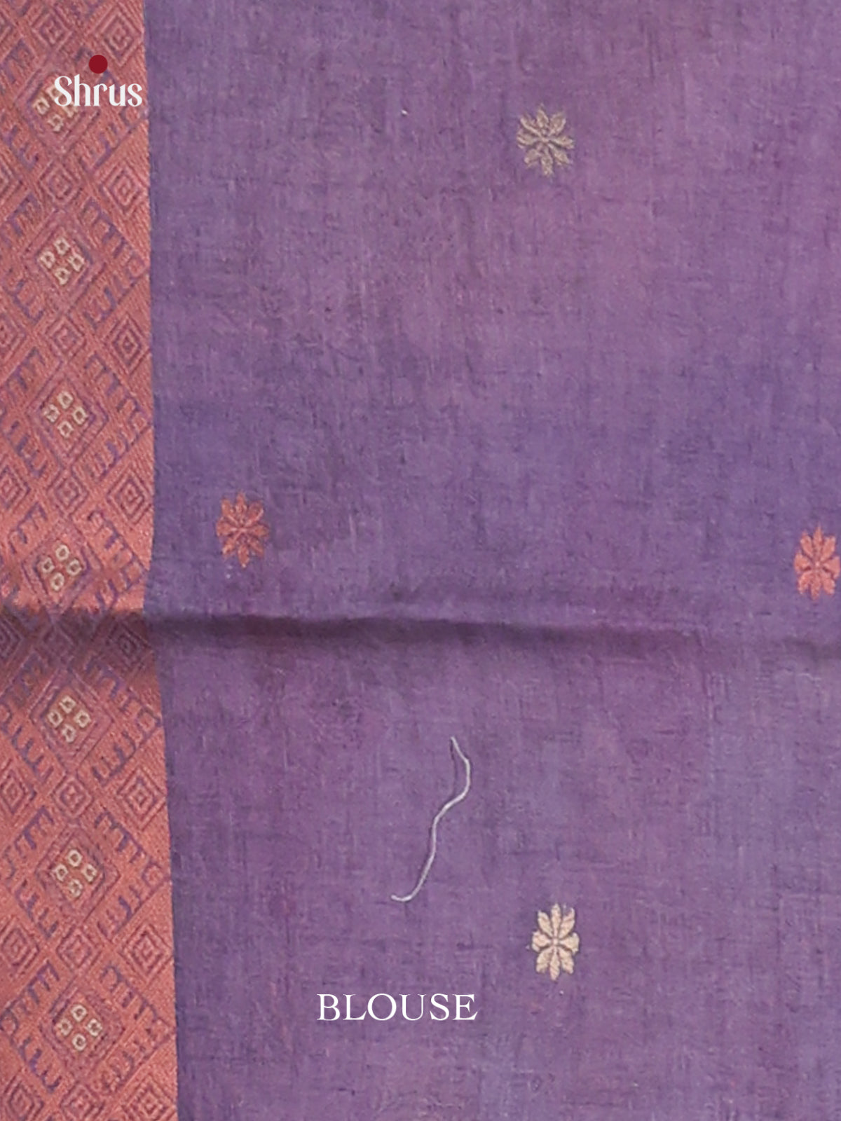 Lavender - Semi Tussar Saree