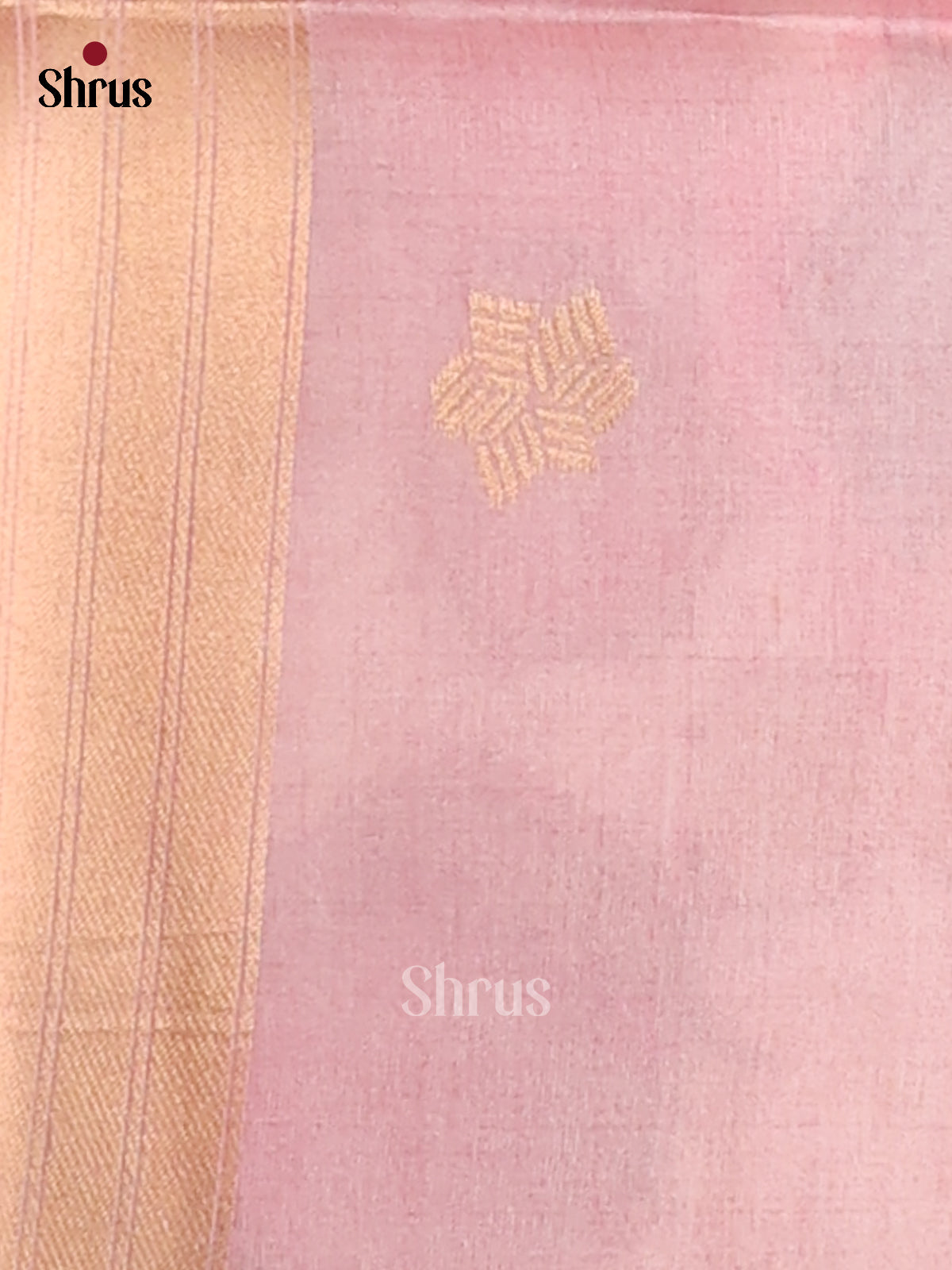 Pink - Semi Tussar Saree