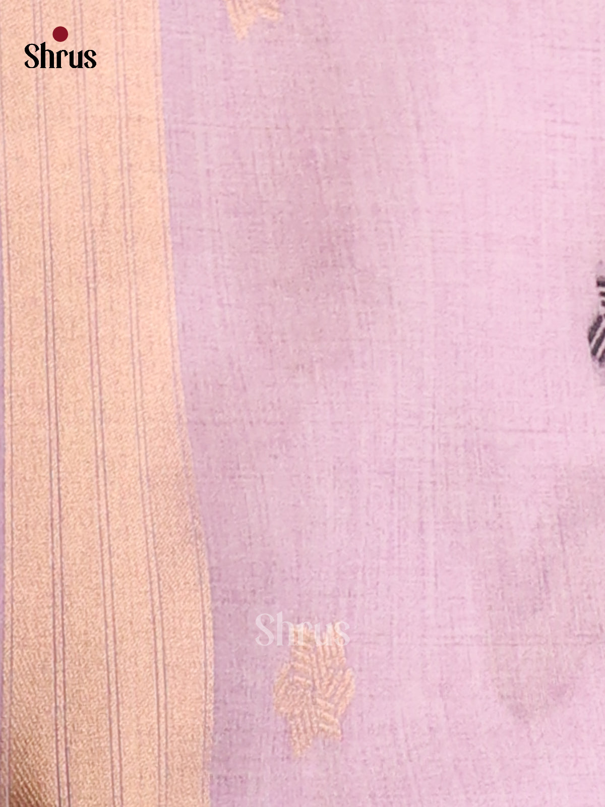 Lavender - Semi Tussar Saree - Shop on Shrus.com