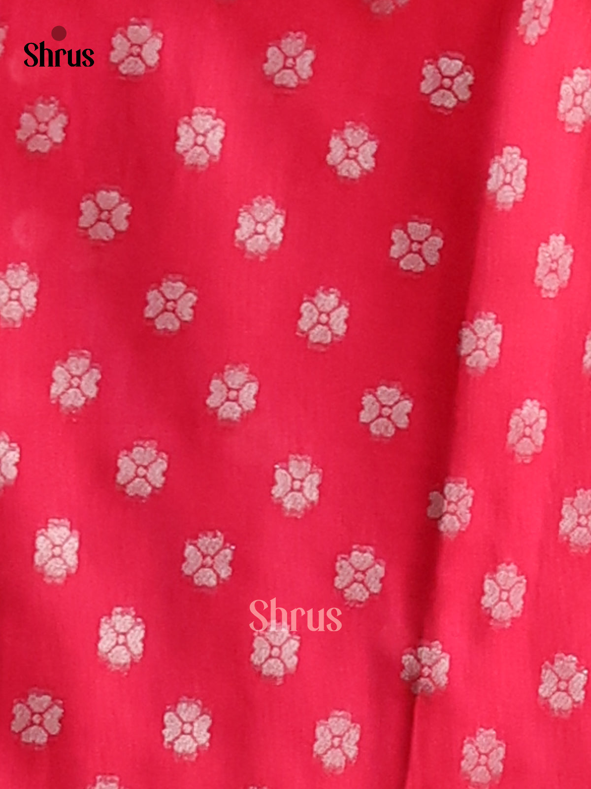 Pink - Semi Softsilk Saree - Shop on Shrus.com