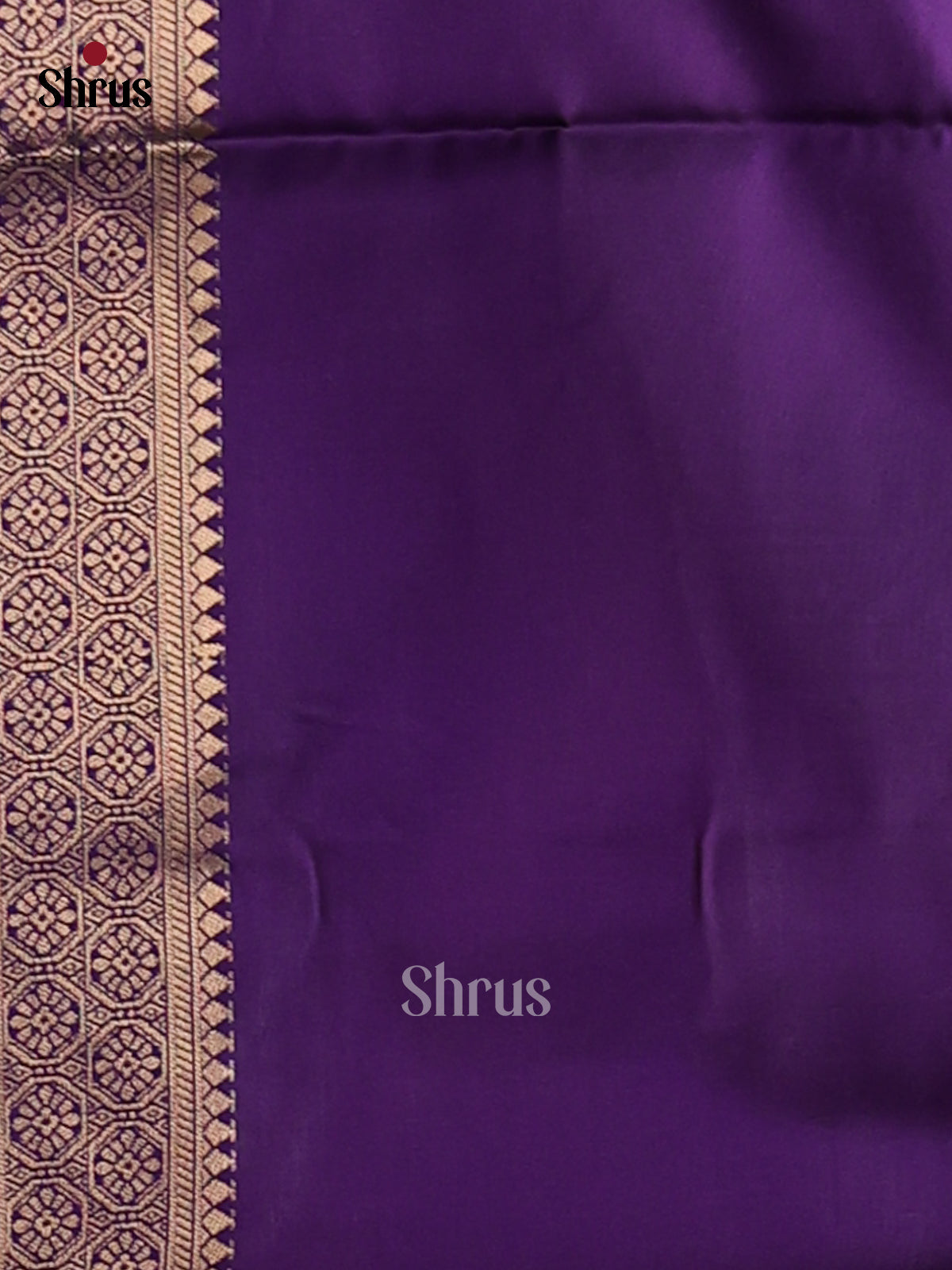 Violet - Semi Softsilk Saree - Shop on Shrus.com