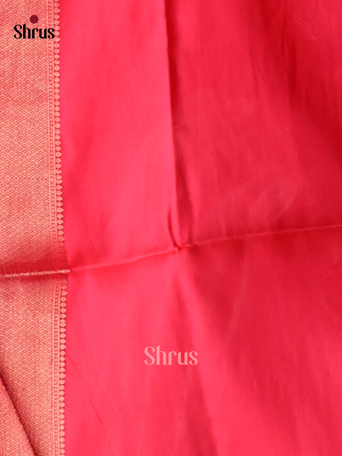 Pink- Semi Softsilk Saree