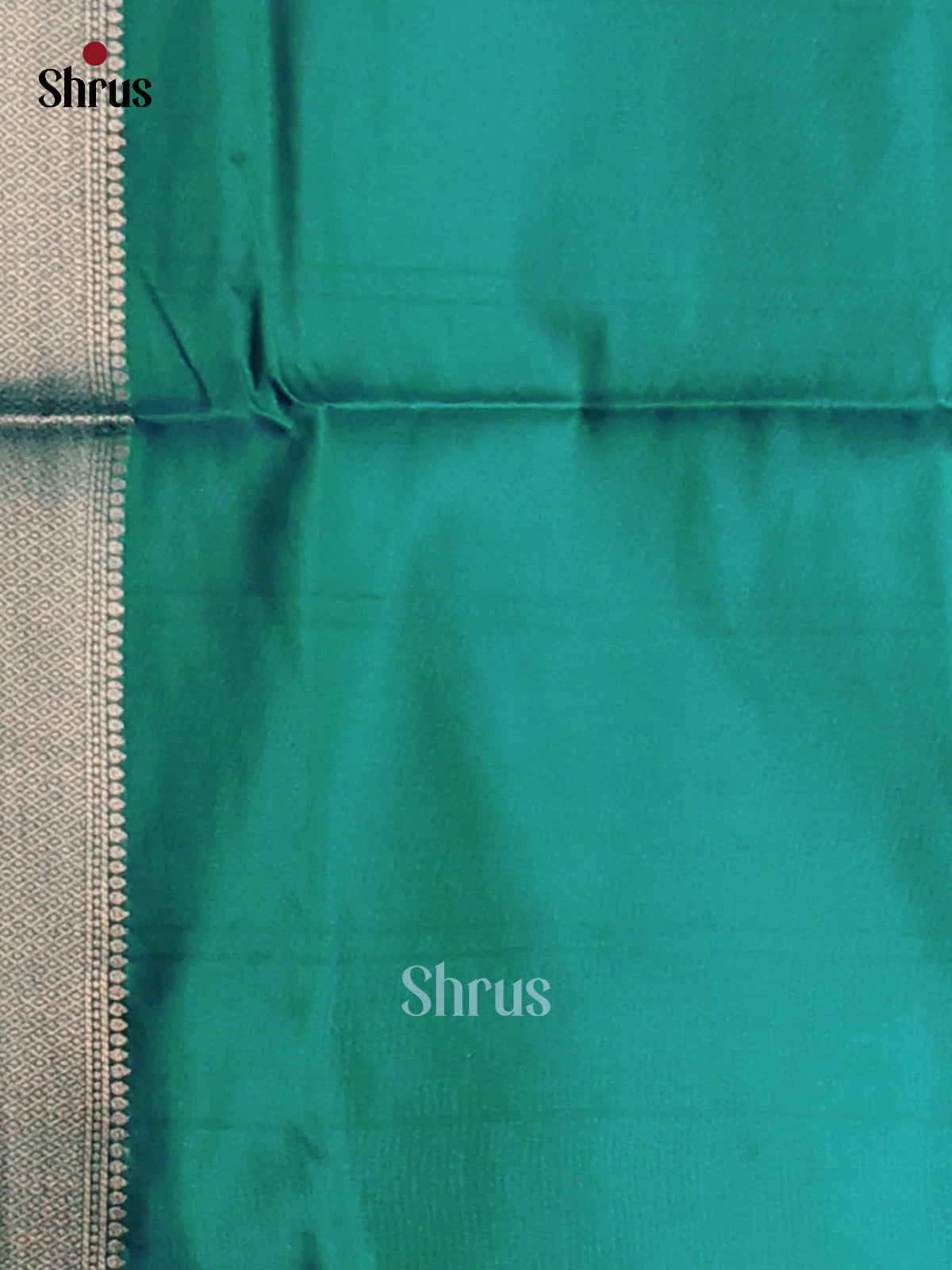 Teal - Semi Softsilk Saree - Shop on Shrus.com