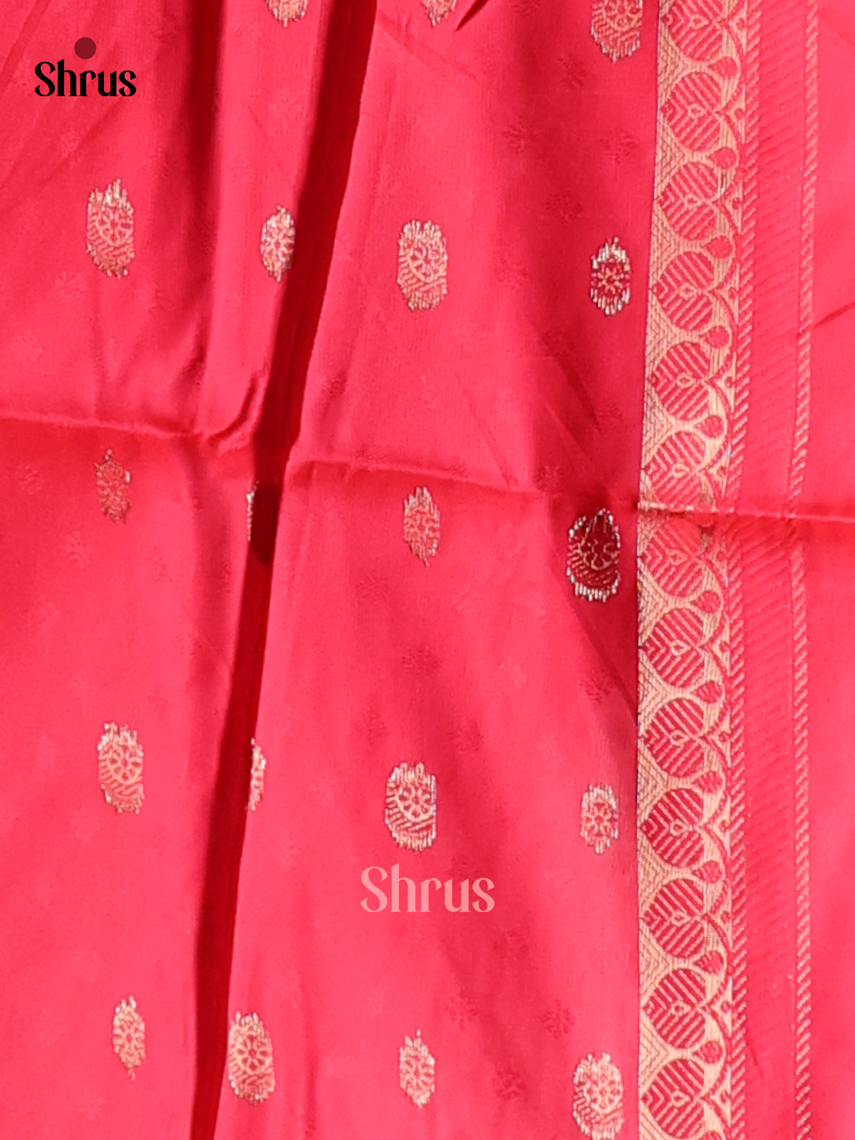 Pink - Semi Softsilk Saree