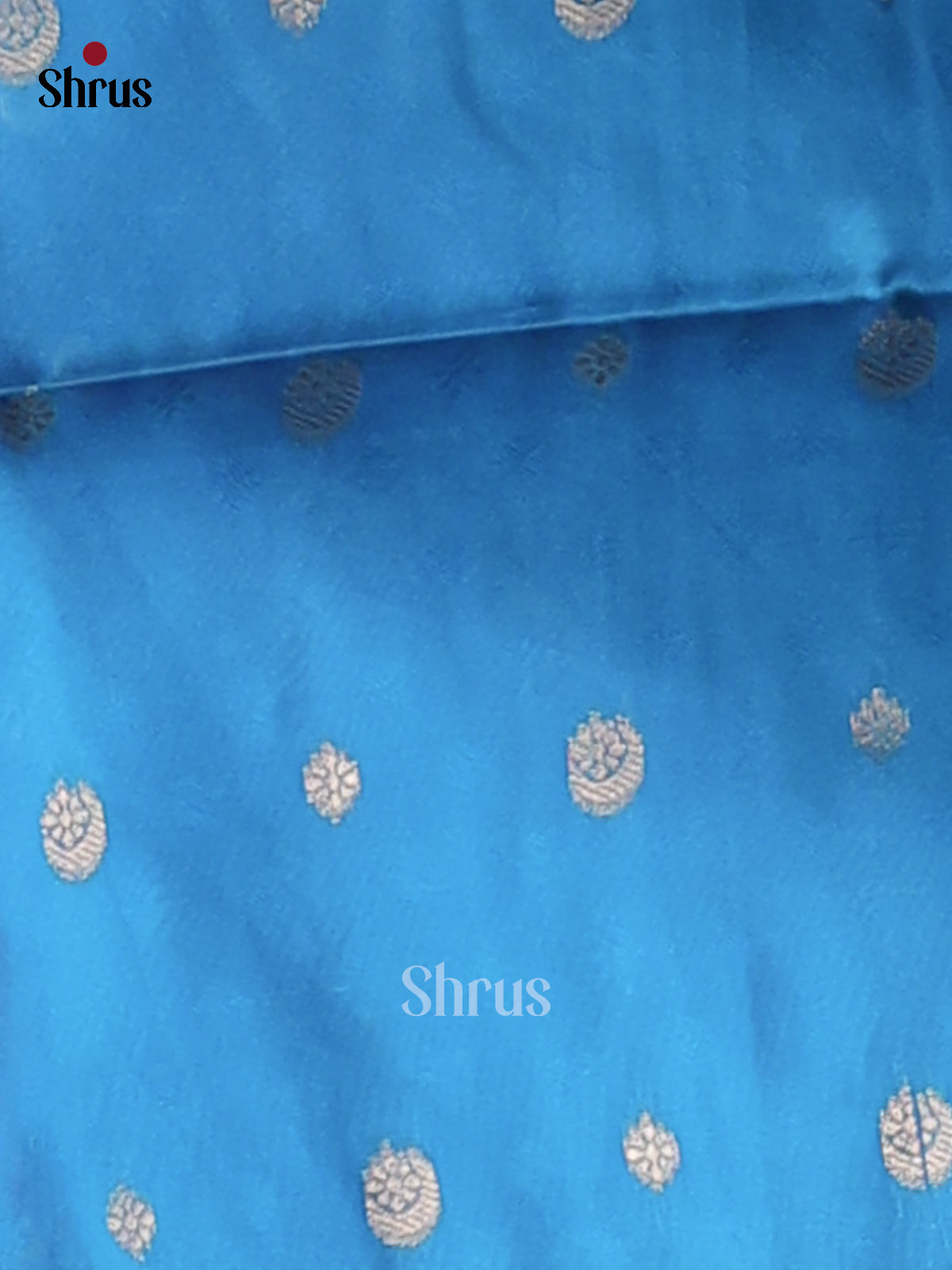 Blue- Semi Softsilk Saree