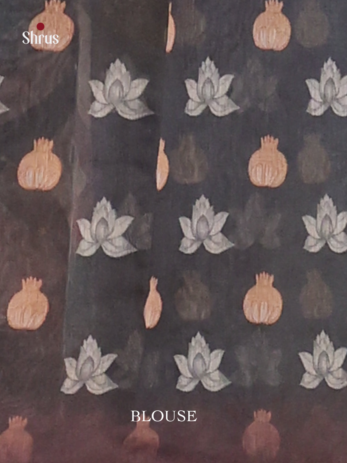 Purple & Black - Semi Kantha Saree