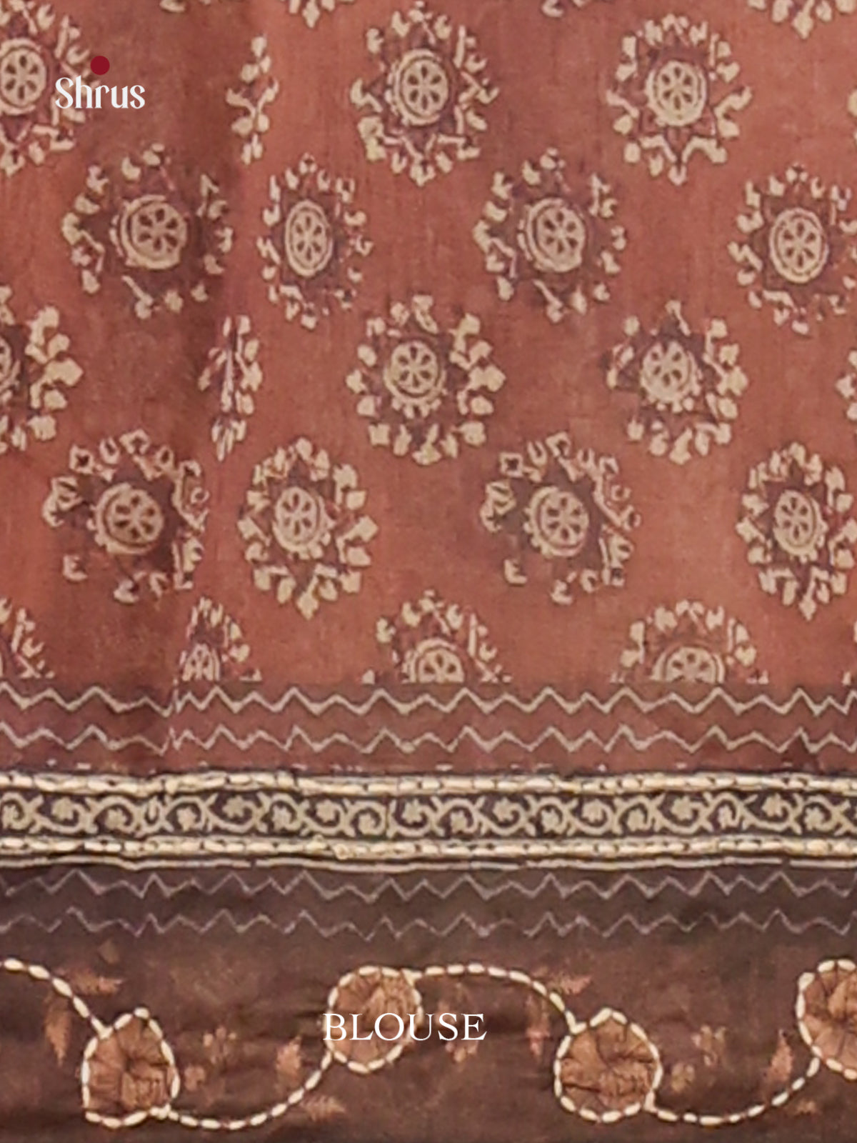 Brown - Semi Kantha Saree