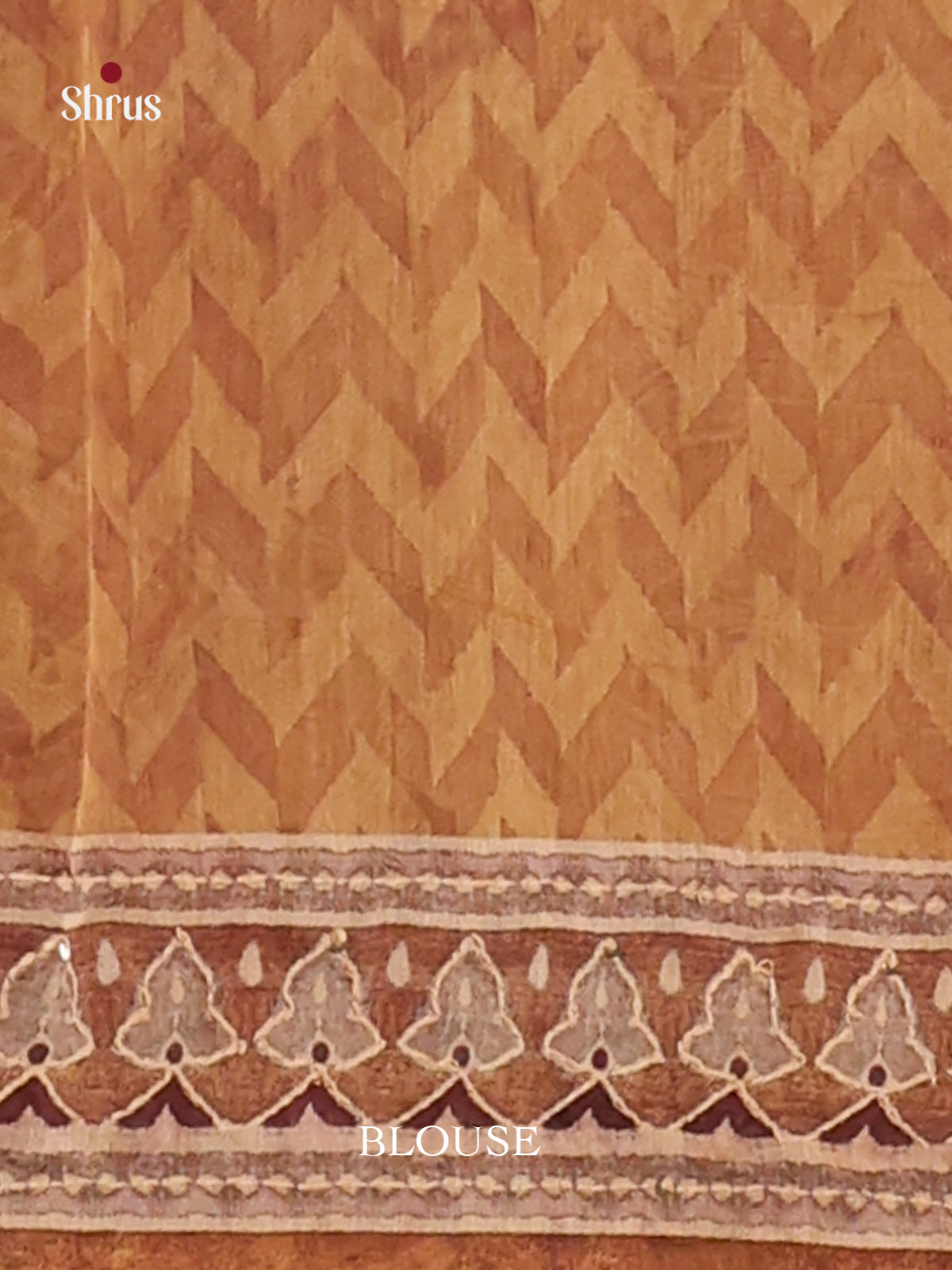Dark Mustard- Semi Kantha Saree - Shop on Shrus.com