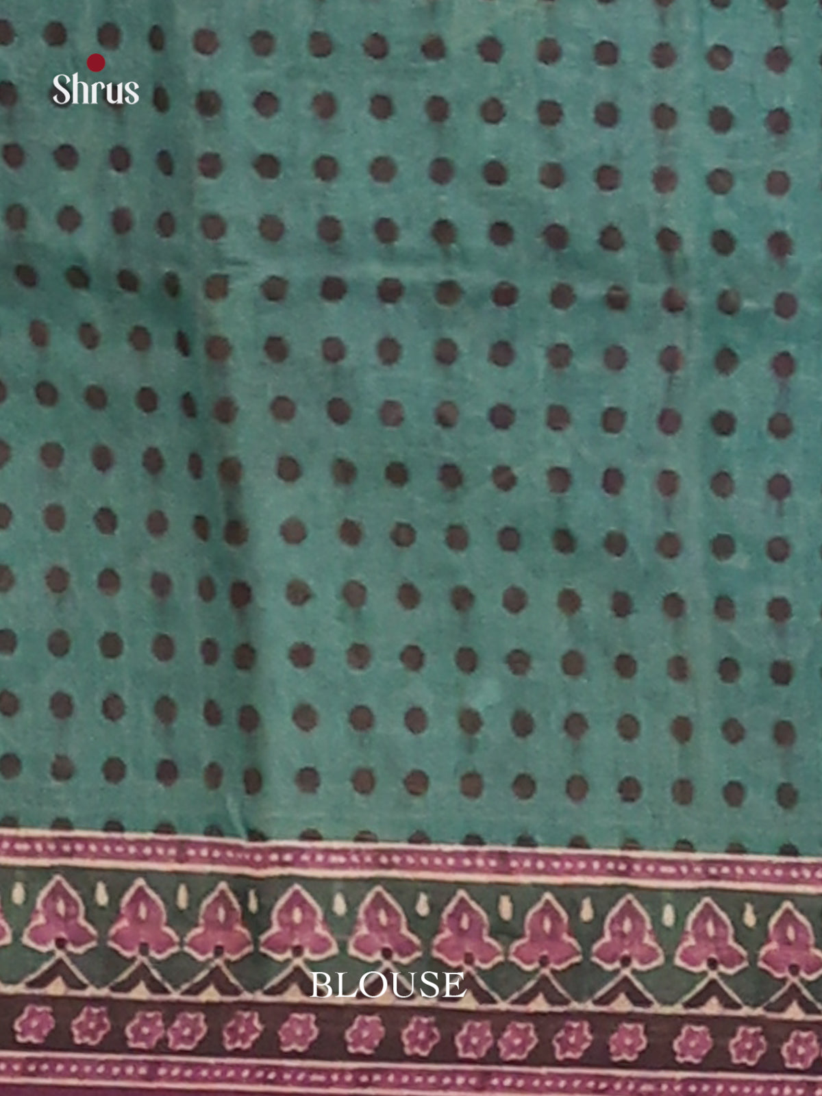 Purple & Green - Semi Kantha Saree