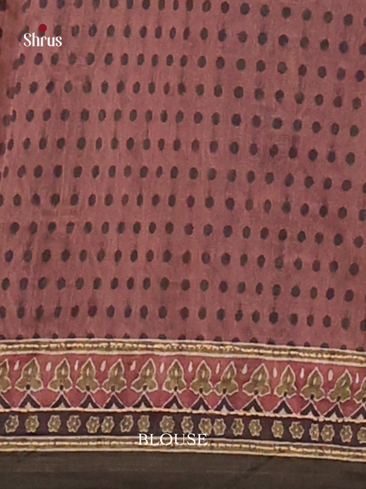 Purple & Cream - Semi Kantha Saree