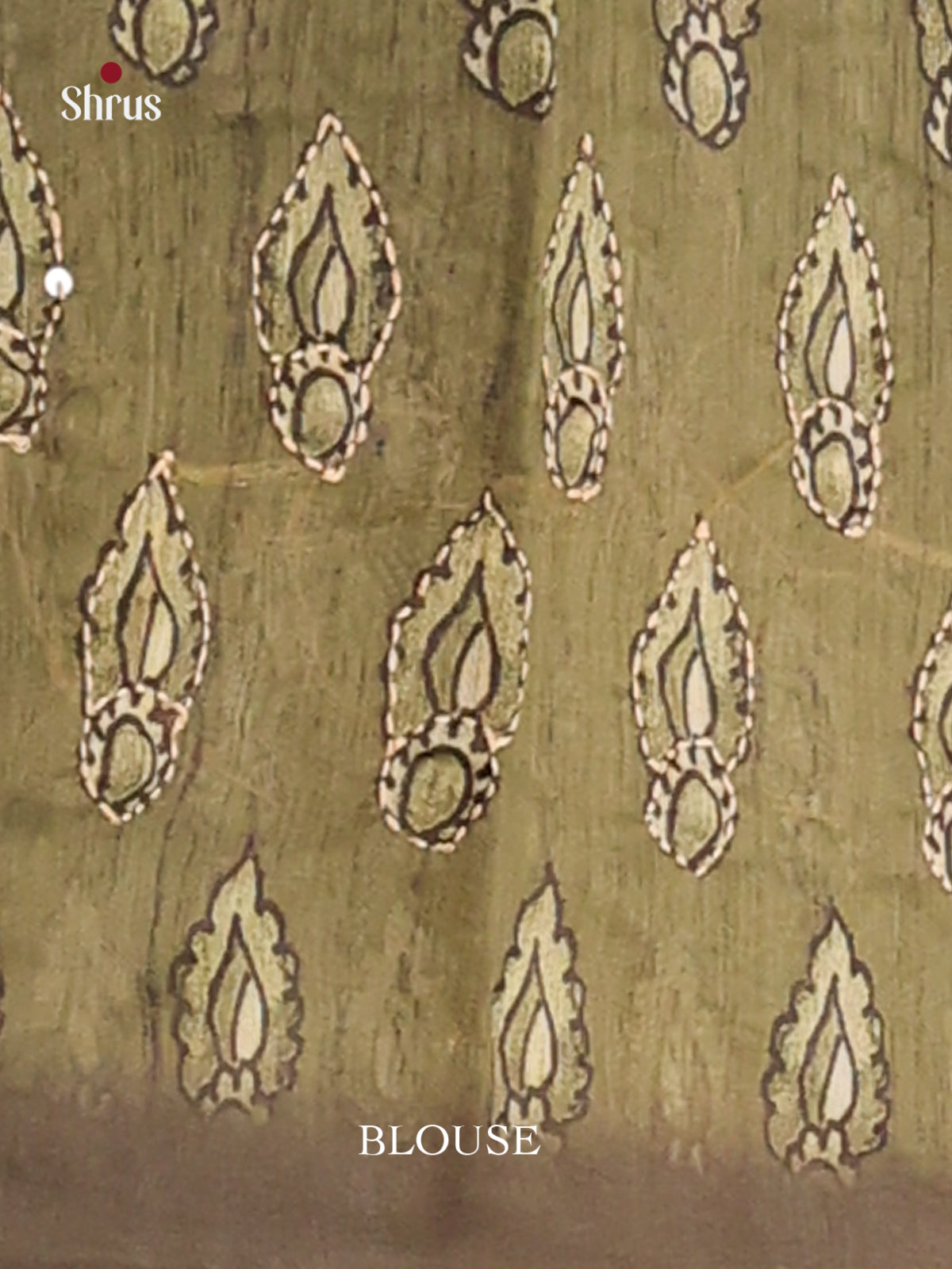 Green & Red- Semi Kantha Saree - Shop on Shrus.com