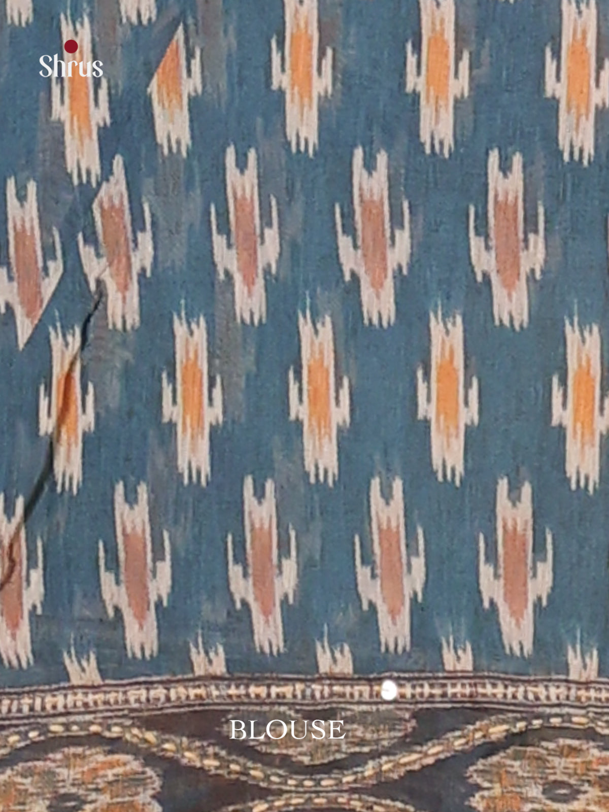 Blue- Semi Kantha Saree