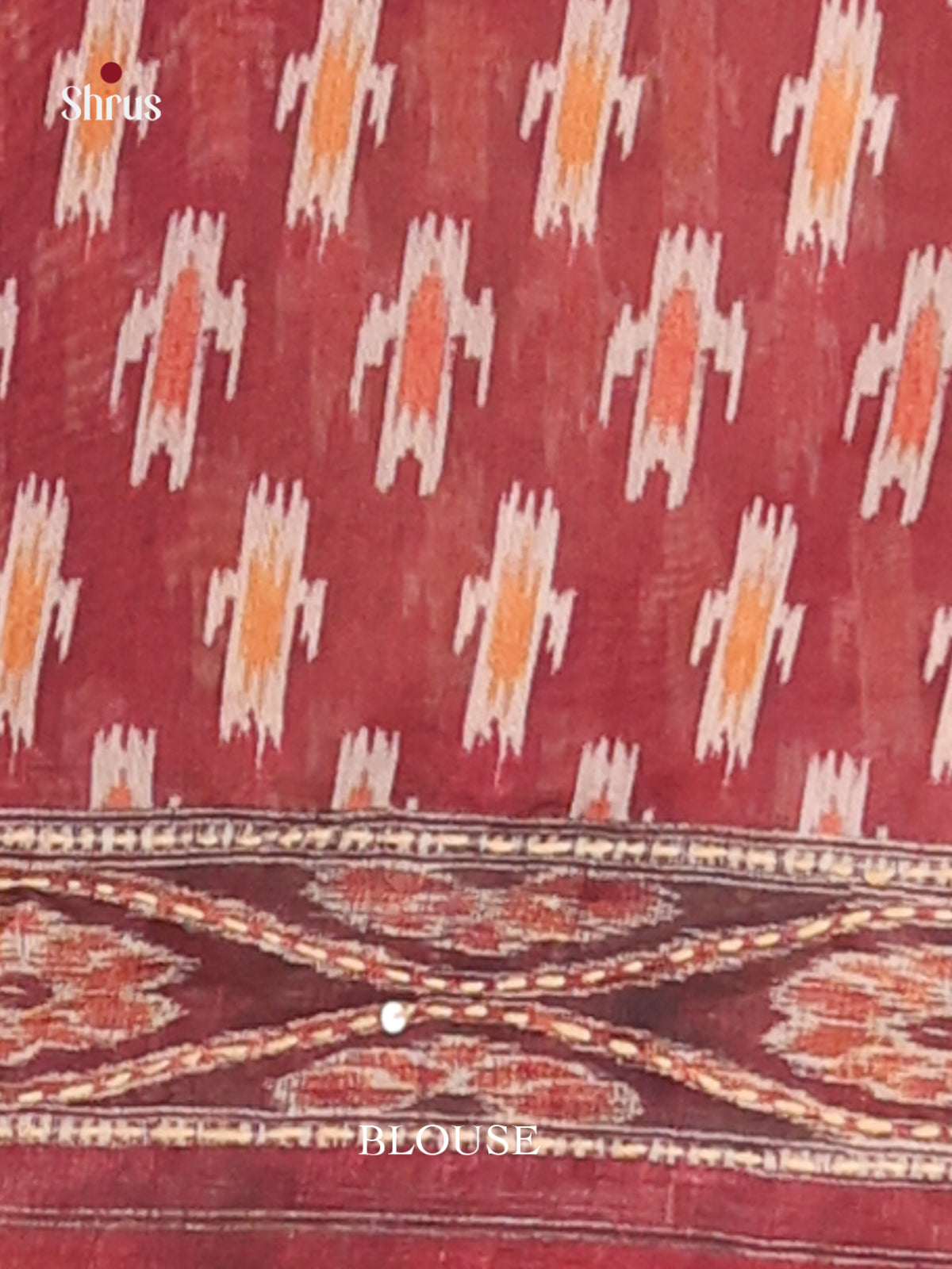 Purple & Maroon - Semi Kantha Saree