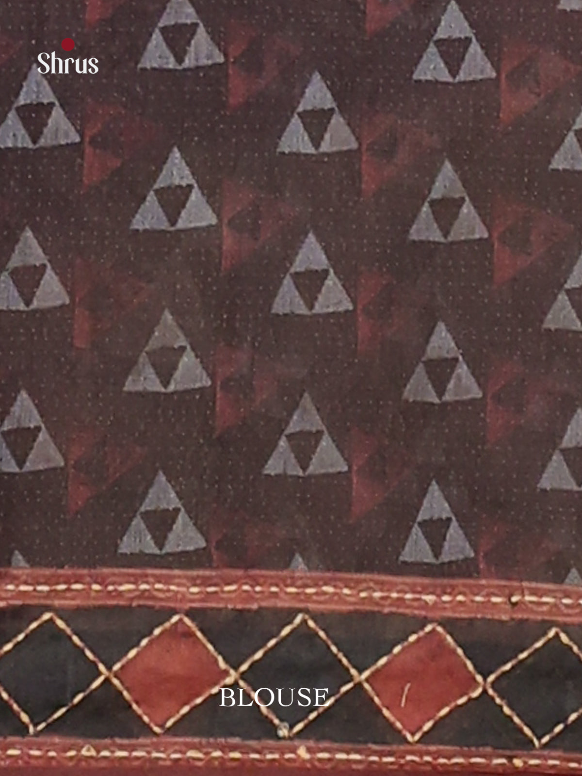 Brown - Semi Kantha Saree