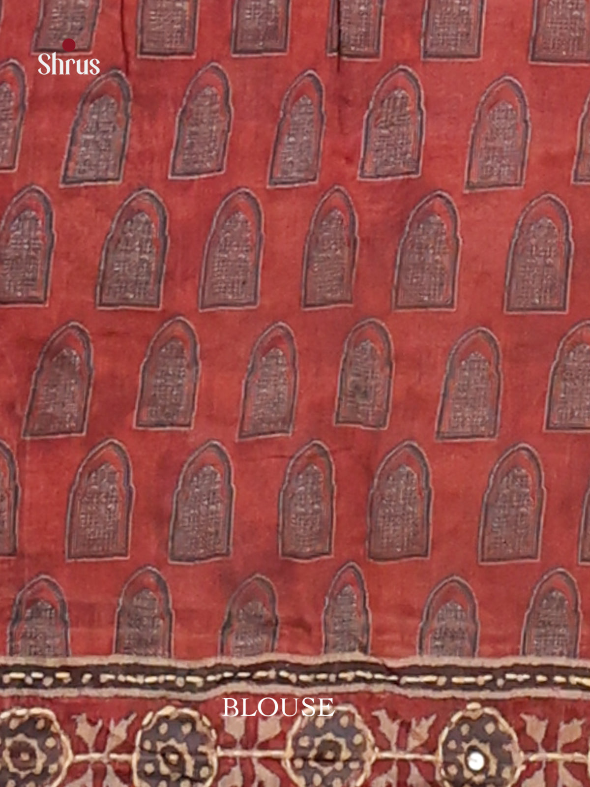 Maroon - Semi Kantha Saree