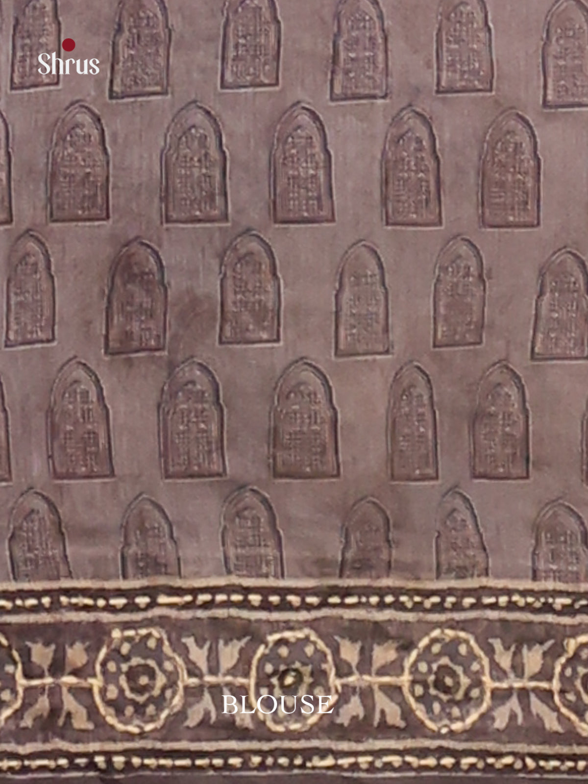 Grey - Semi Kantha Saree