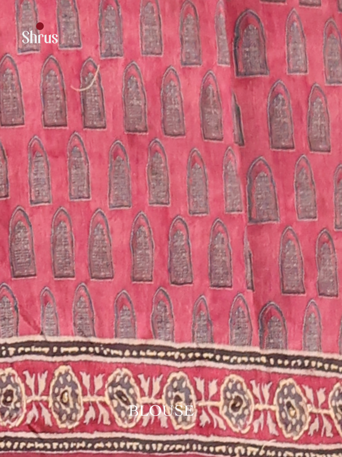 Purple & Maroon - Semi Kantha Saree