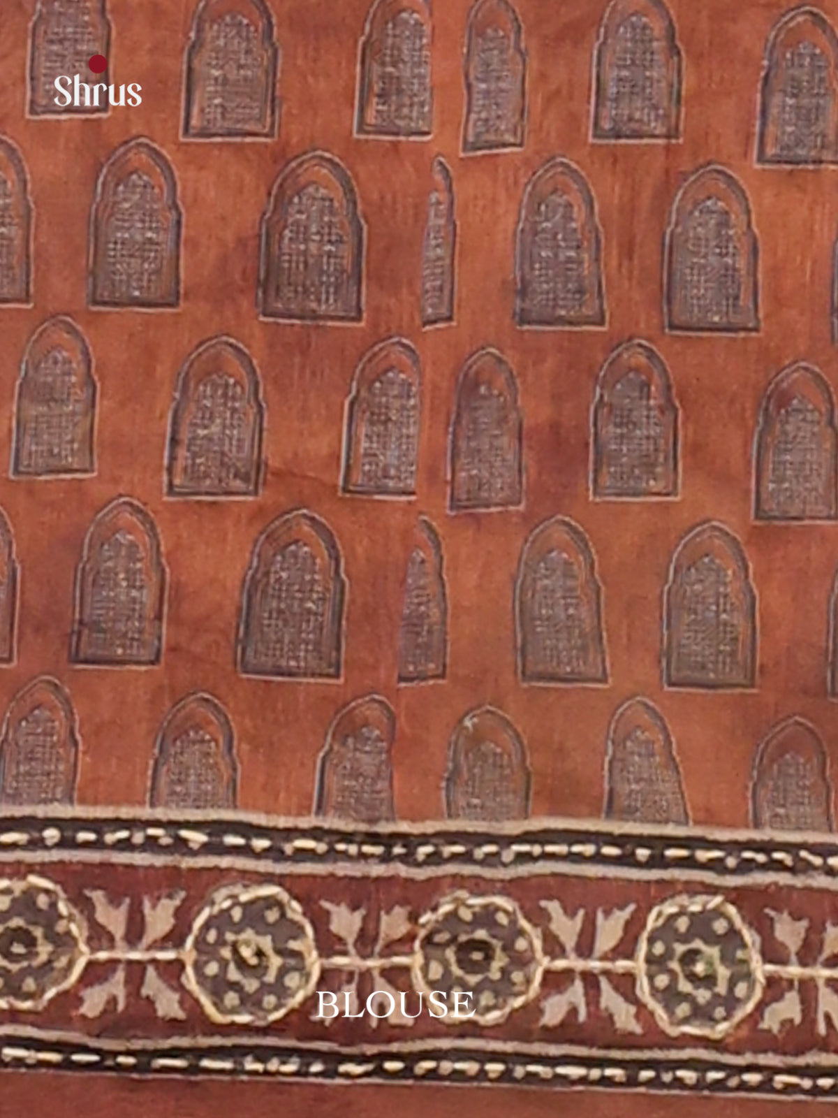 Brown- Semi Kantha Saree