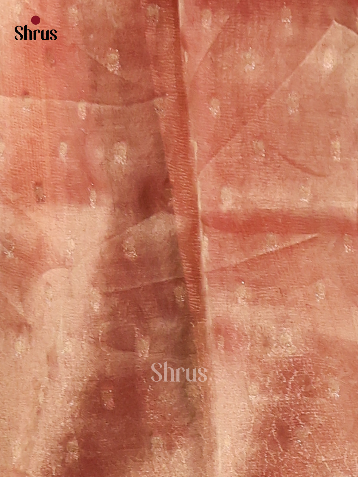Pink- Semi Tissue Saree - Shop on Shrus.com