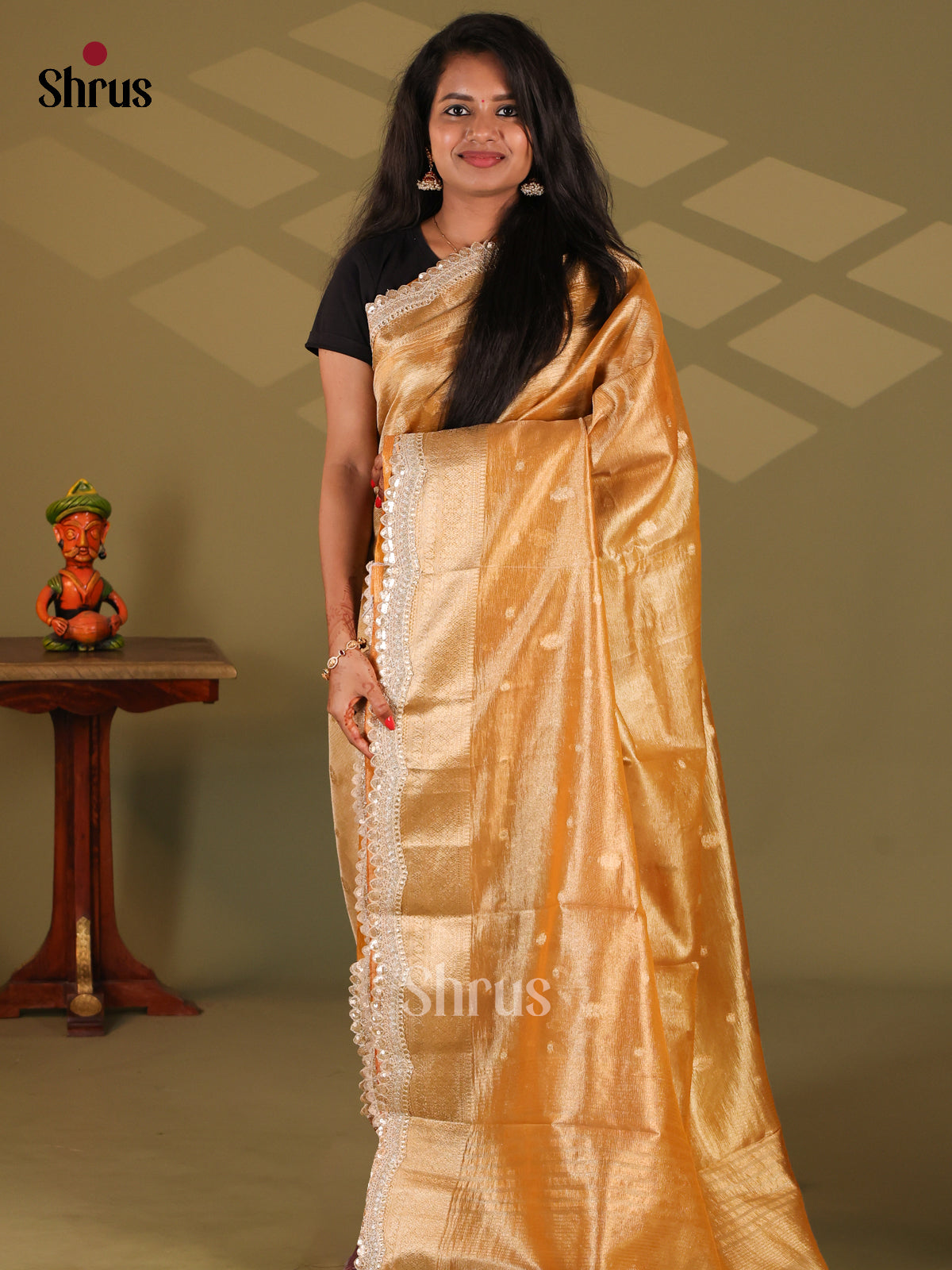 DFS07438 - Semi Tissue Saree