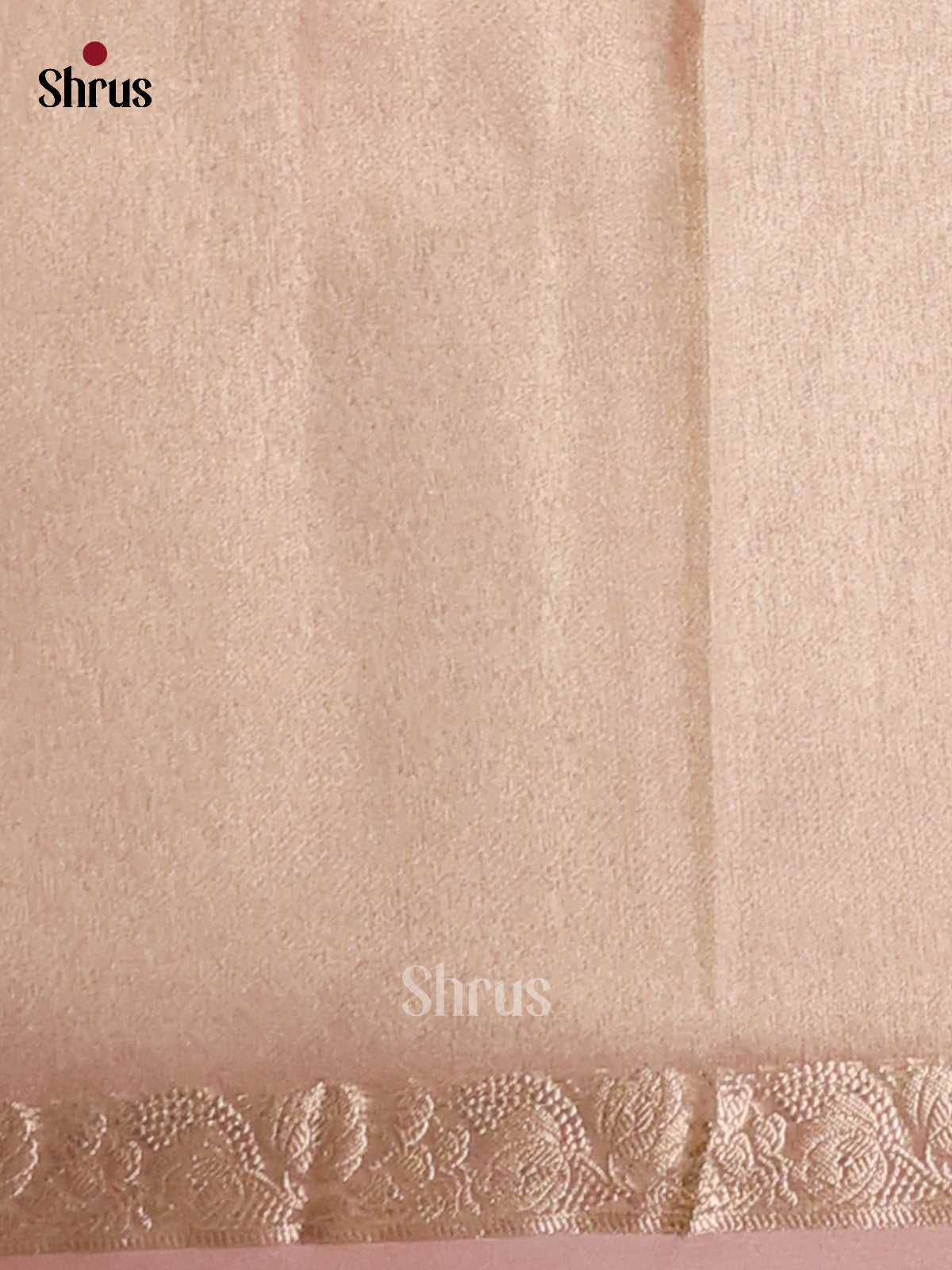 Dusty Pink - Semi Tissue Saree - Shop on Shrus.com