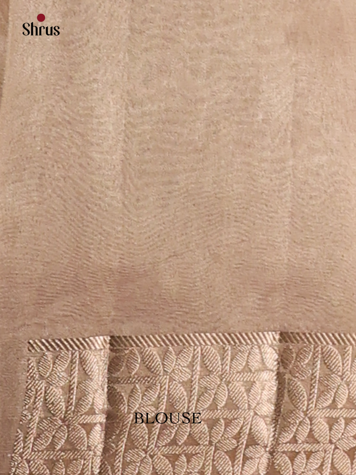 Dusty Pink- Semi Tissue Saree - Shop on Shrus.com
