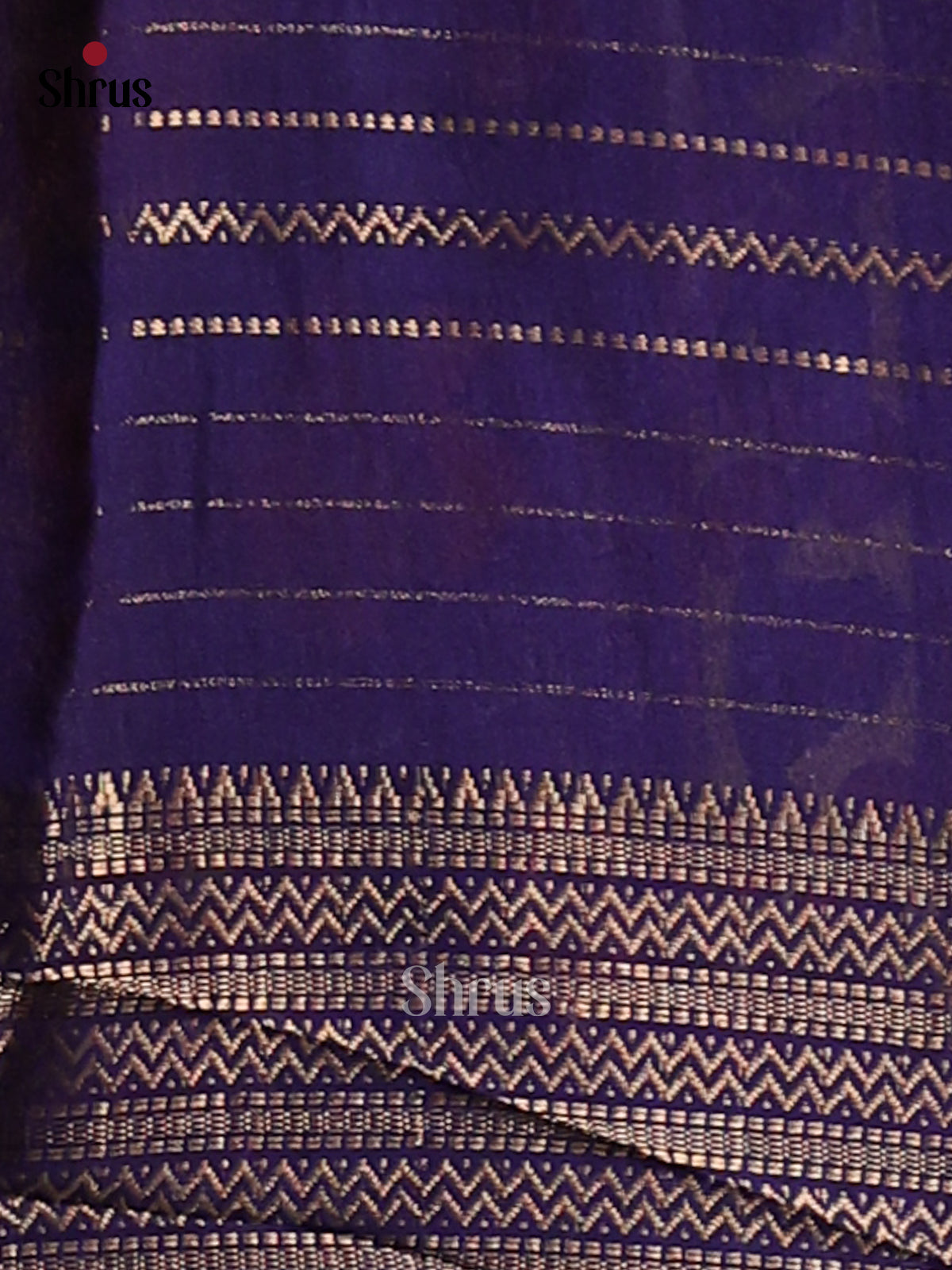 Pink & Blue - Semi Mysoresilk Saree - Shop on Shrus.com