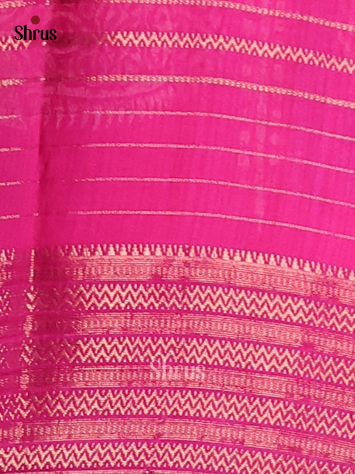 Purple & Pink - Semi Mysoresilk Saree - Shop on Shrus.com