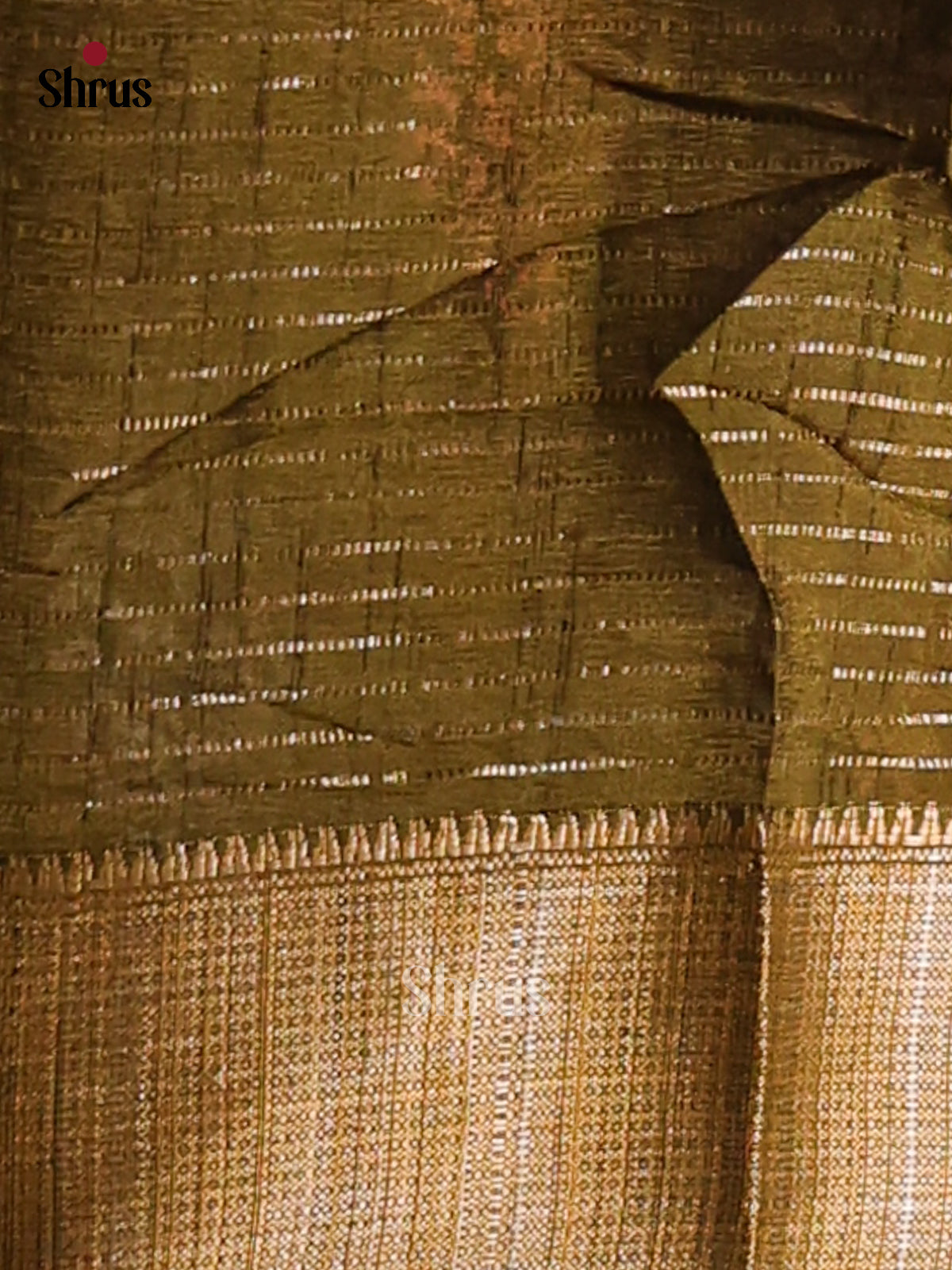 Violet & Green - Semi Mysoresilk Saree - Shop on Shrus.com