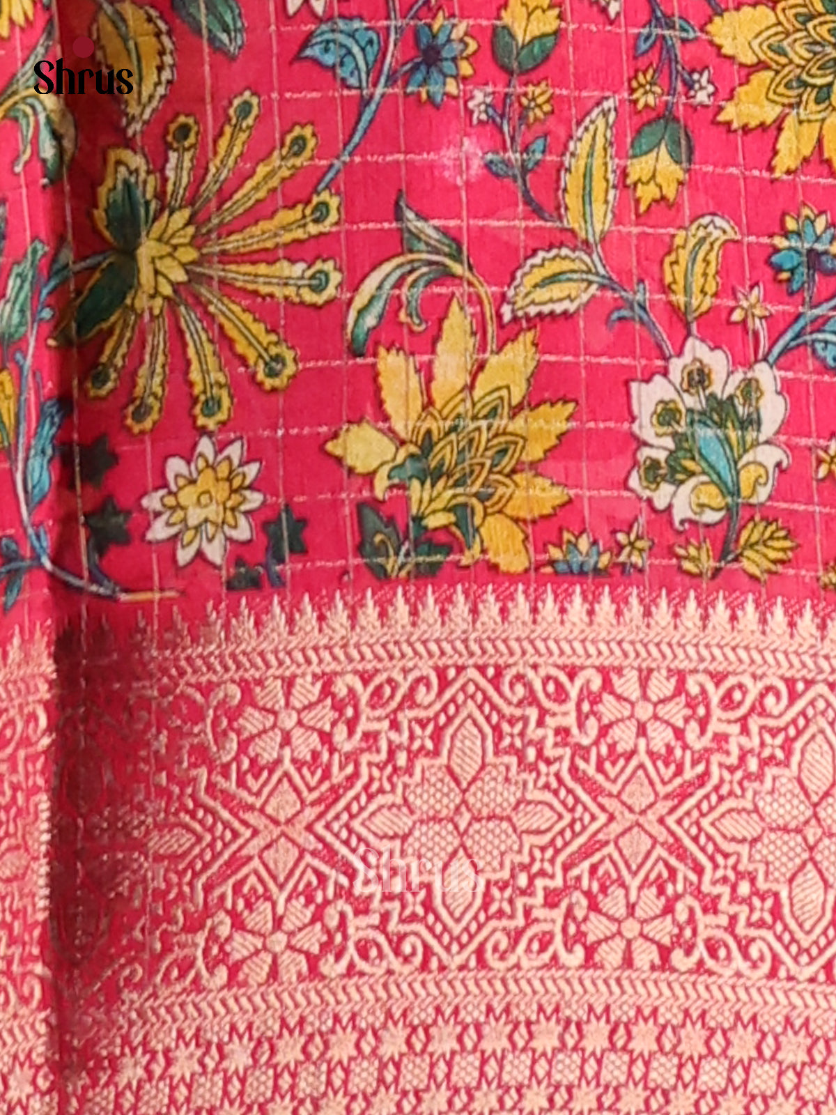 DFS09166 - Semi Dola silk Saree - Shop on Shrus.com