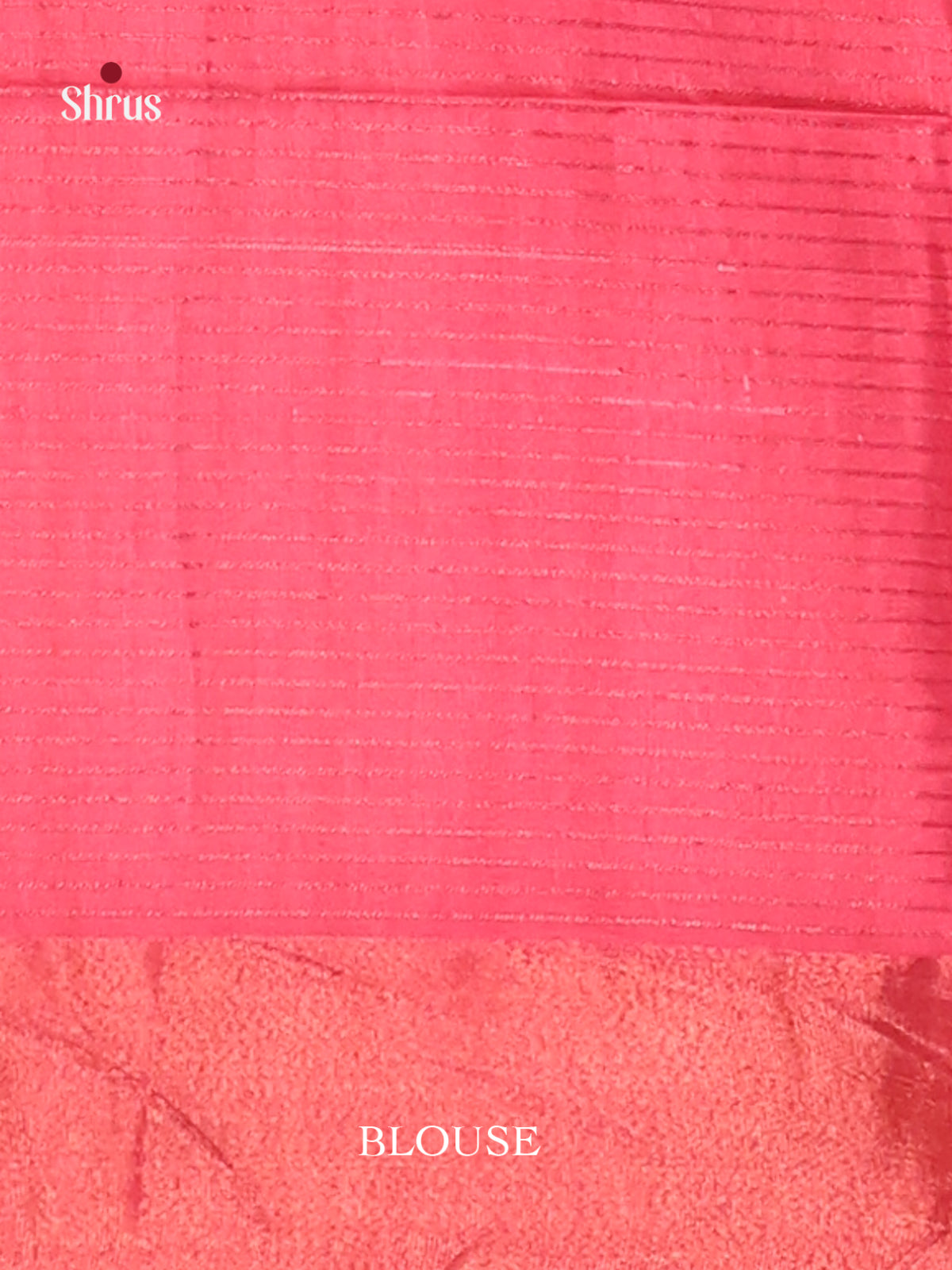 Cream & Pink - Champa semitussar Saree
