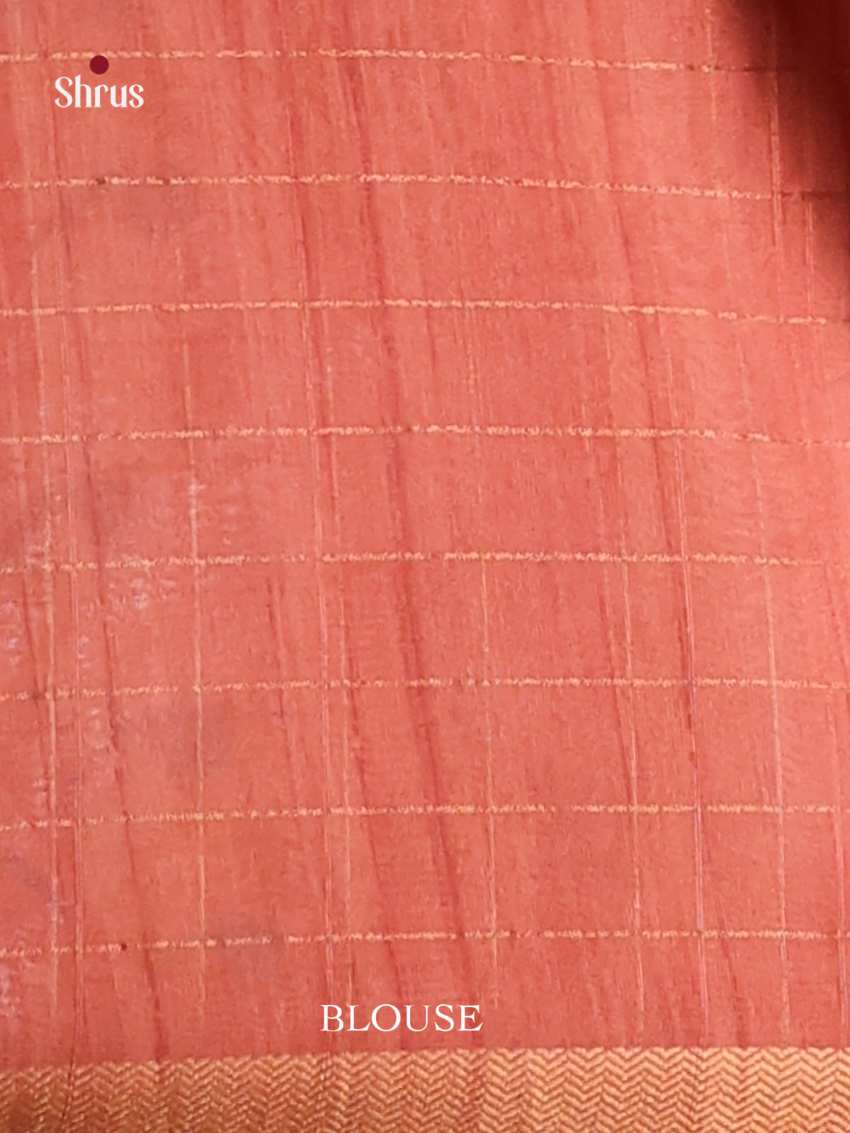 Dusty Pink & Brown - Champa semitussar Saree - Shop on Shrus.com