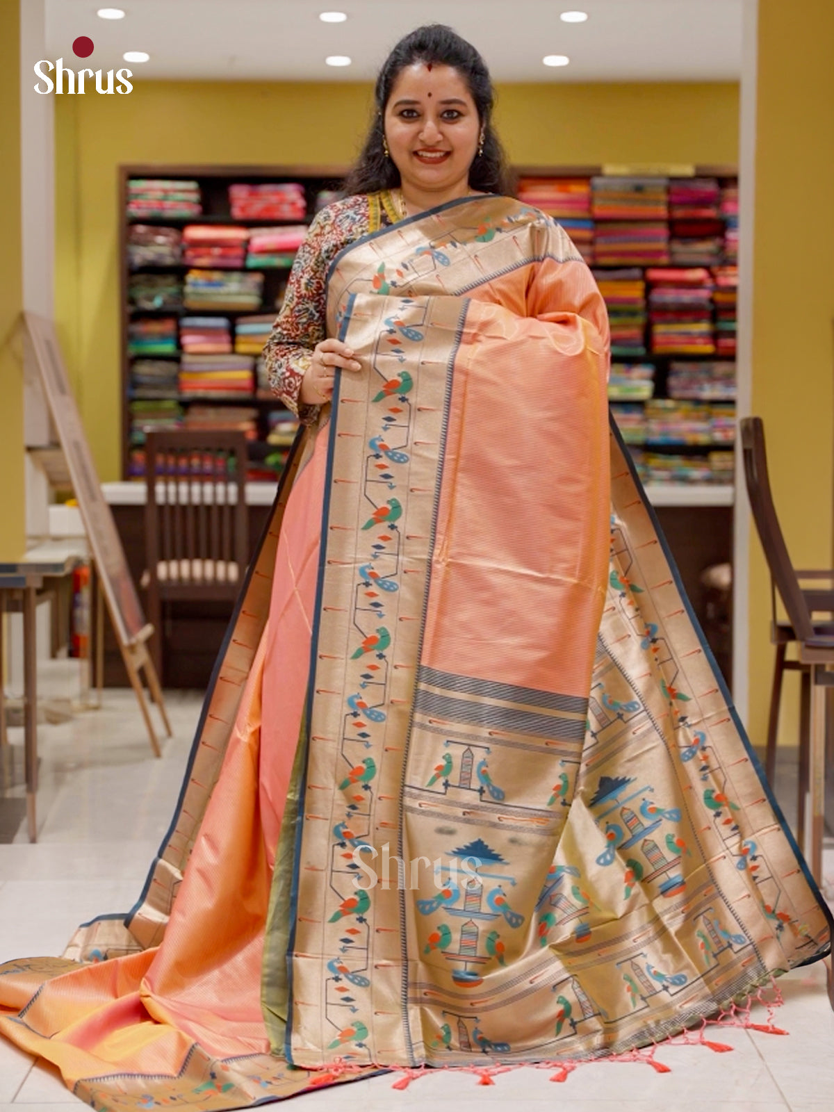 Semi Paithani Saree - DFS10109