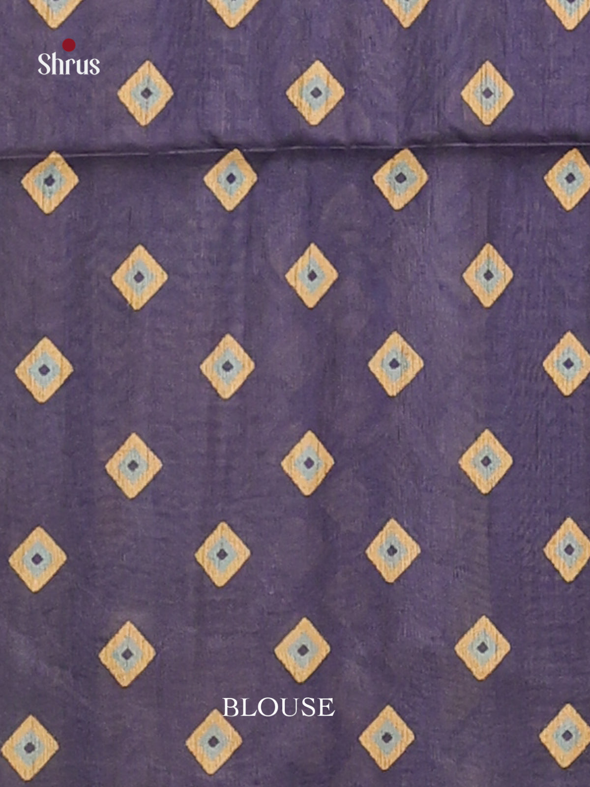 Cream & Blue- Champa semitussar Saree